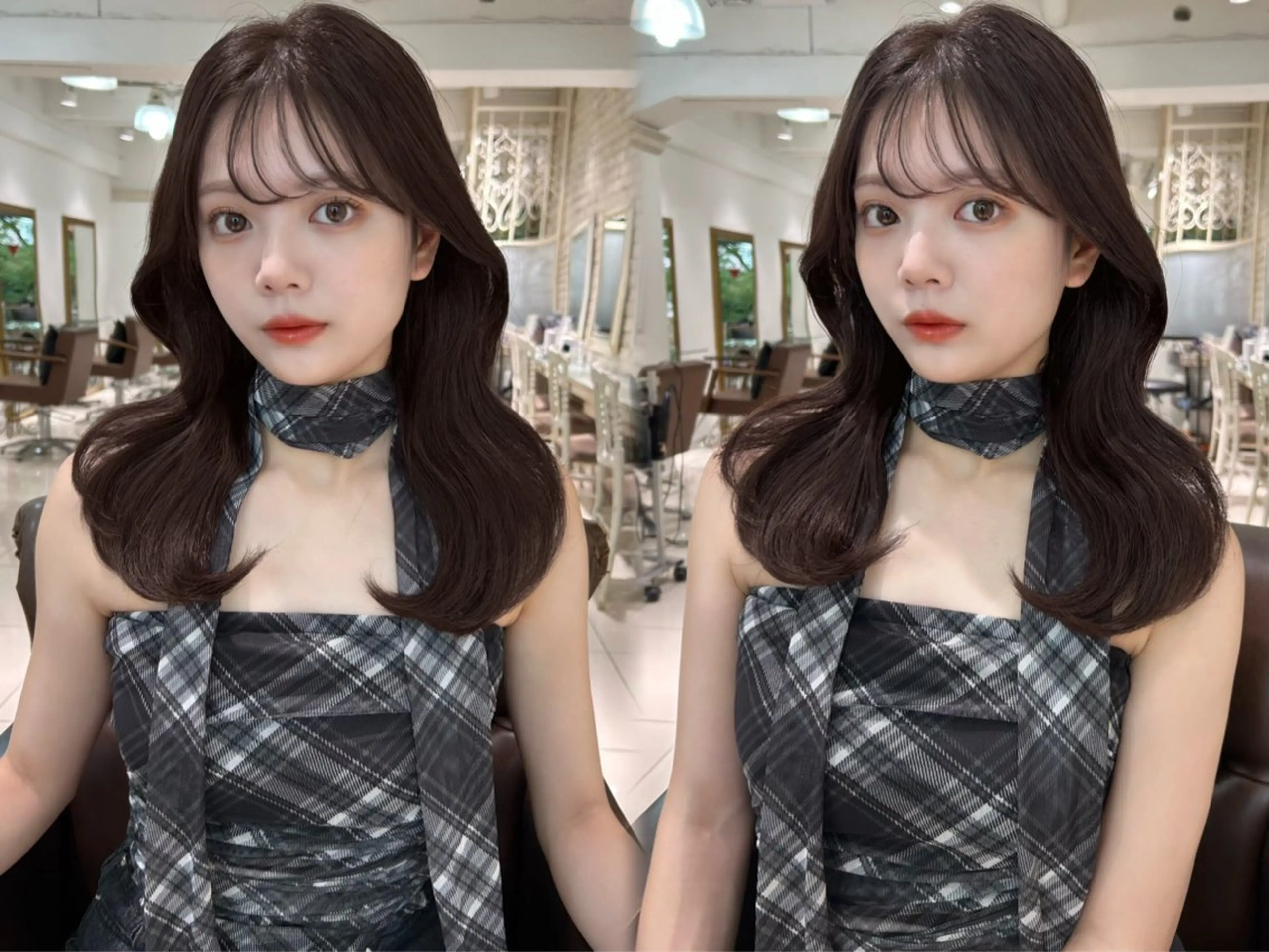 ロング ヘアカラー トリートメント 似合わせマツエク まつパ🤎ほのりのマツエク・マツパデザイン