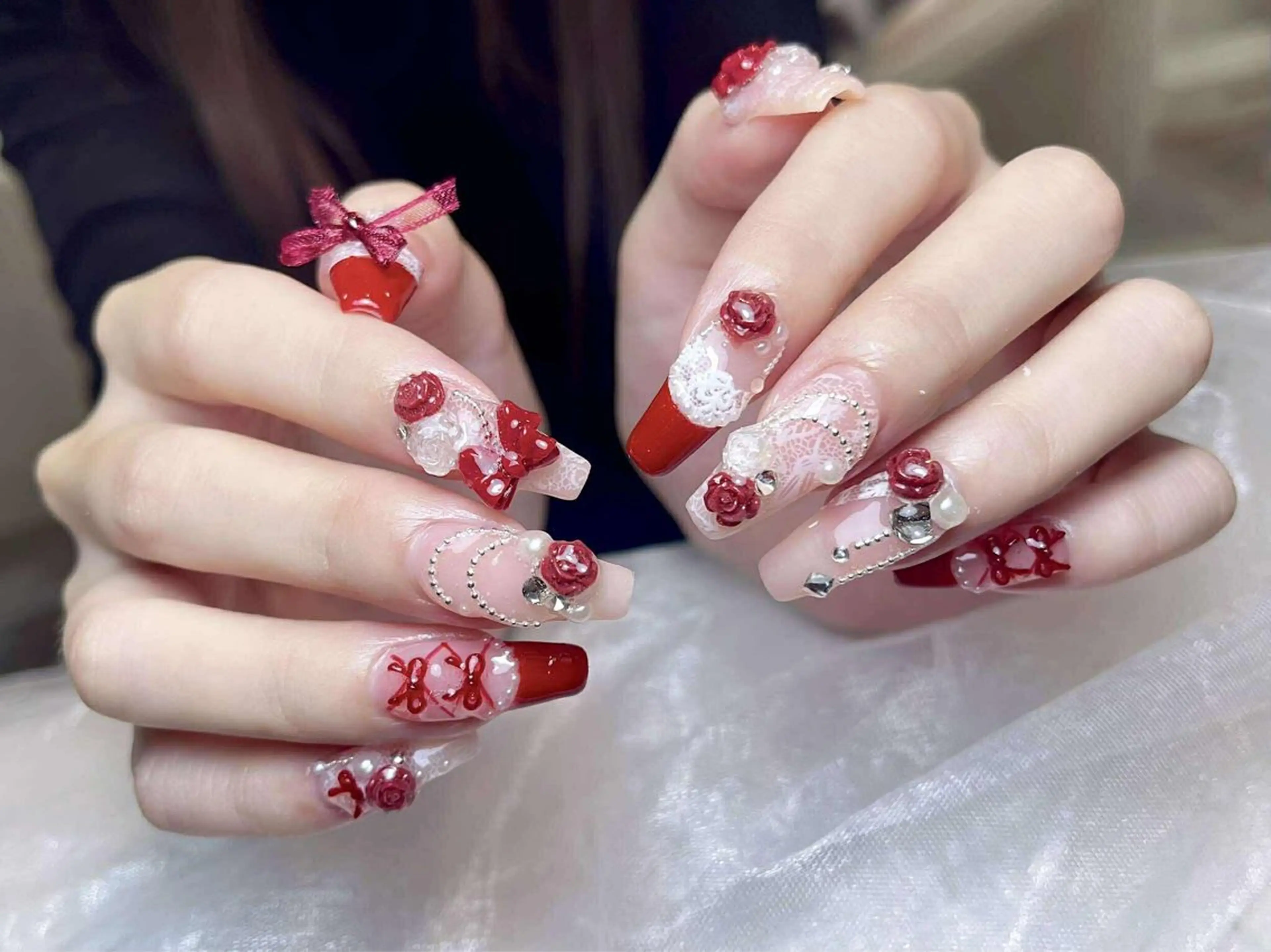 ネイル アートネイル 成人式 ジェルネイル ニュアンスネイル 夏ネイル ハンドネイル Jenn Nail Salonのネイルデザイン