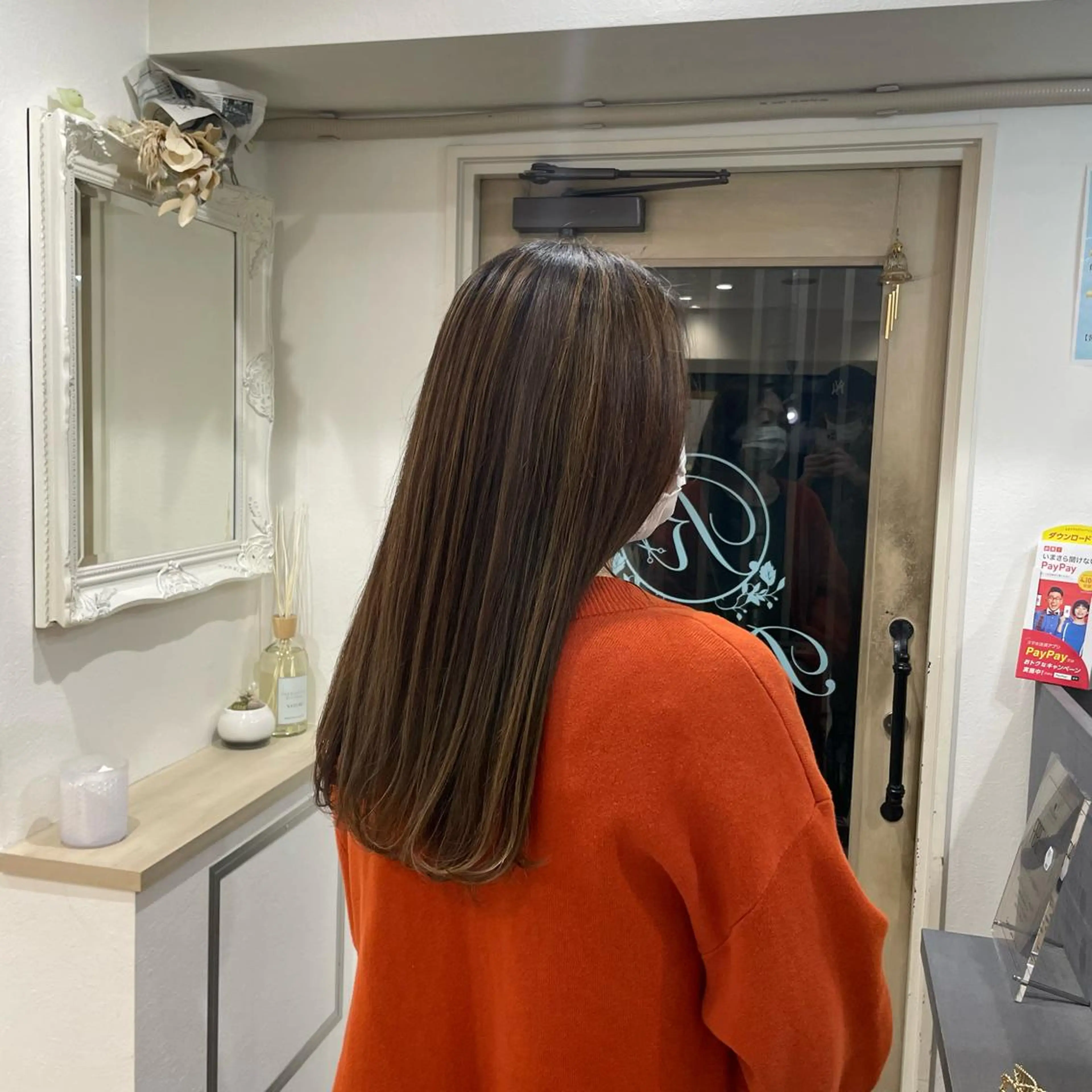 ロング カラー ベージュカラー ハイライトカラー ハイライト ミルクティーベージュ /三村克彦のヘアスタイル