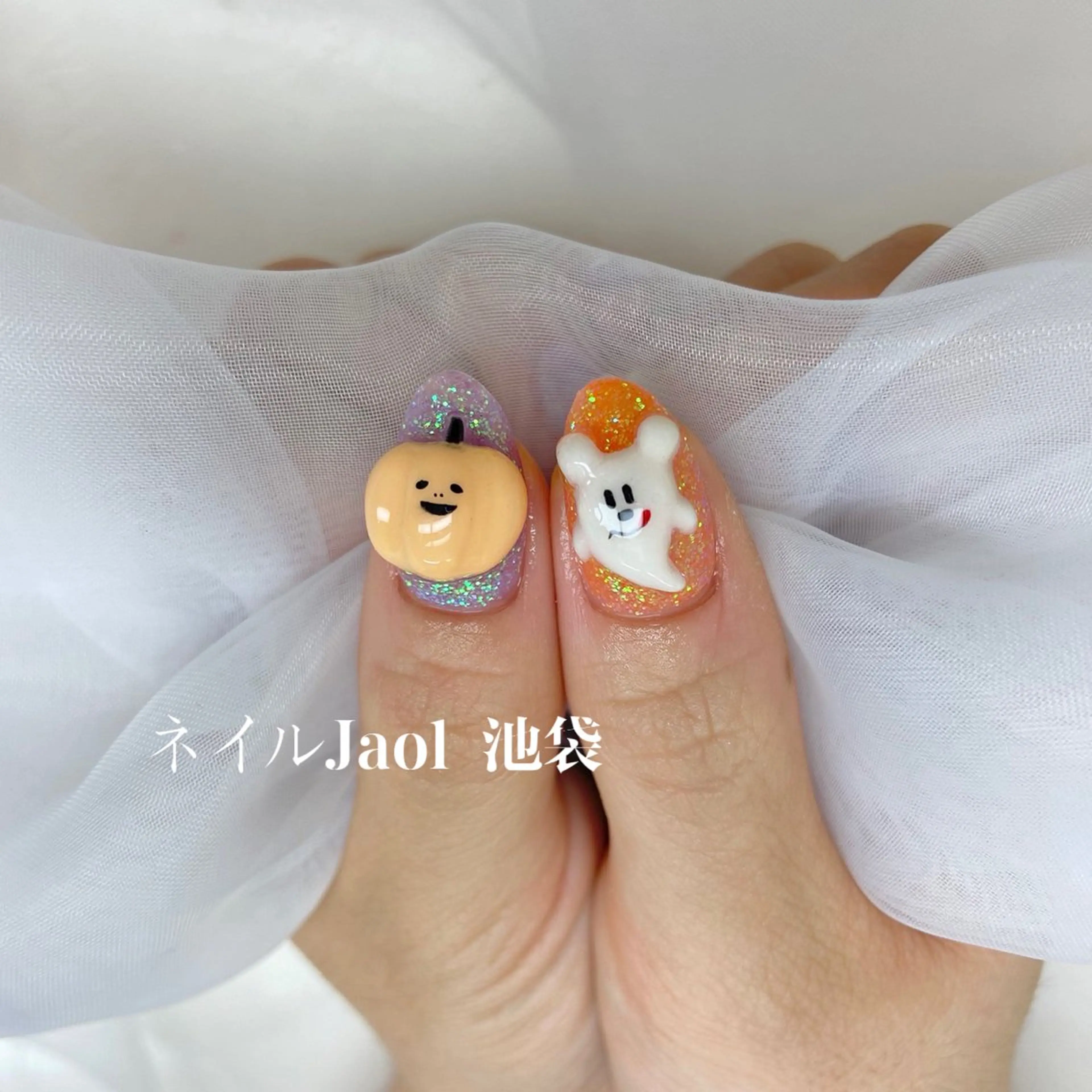 ミディアム ハンドネイル ネイルJaol 池袋のネイルデザイン