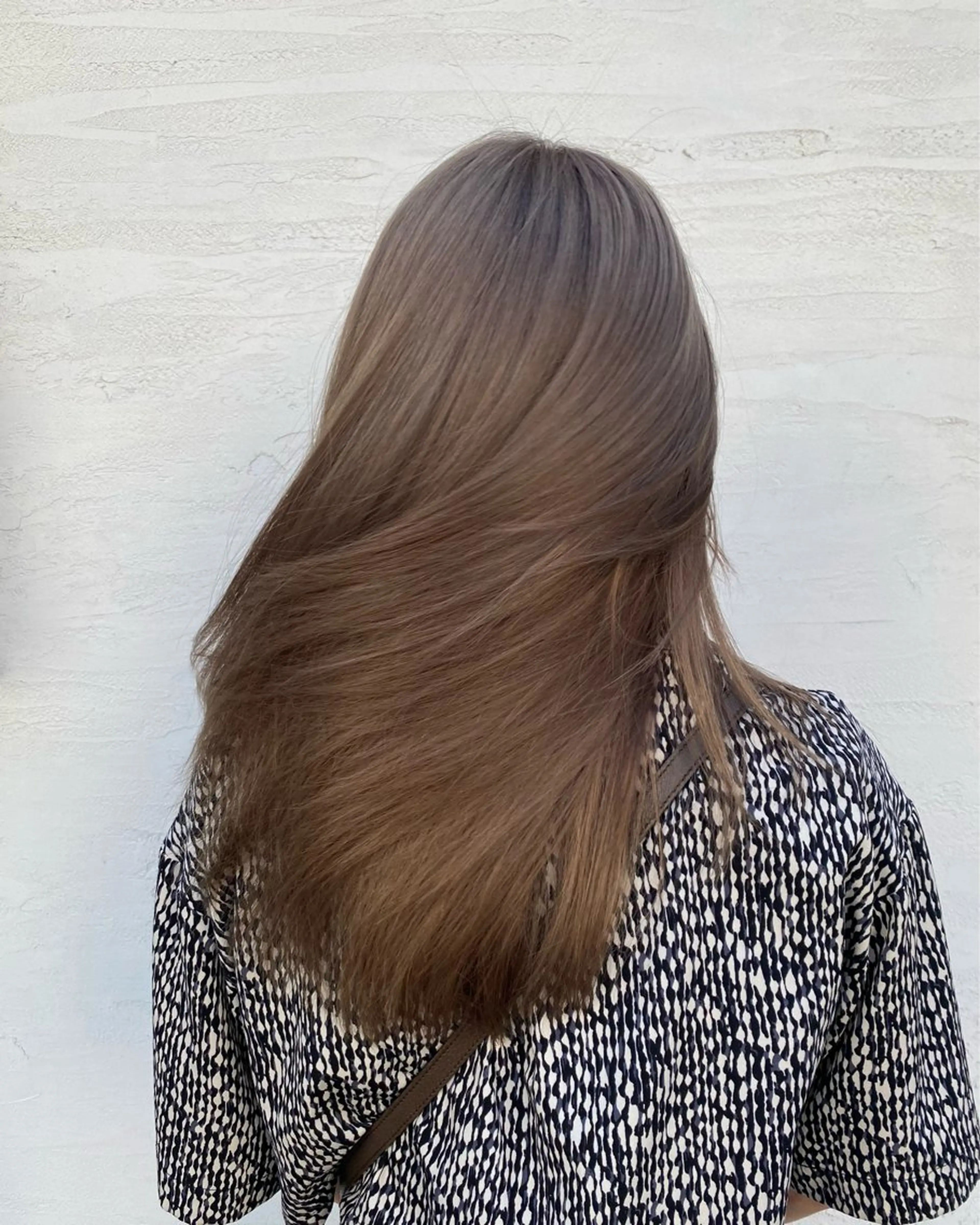 ロング 縮毛矯正 千 田のヘアスタイル