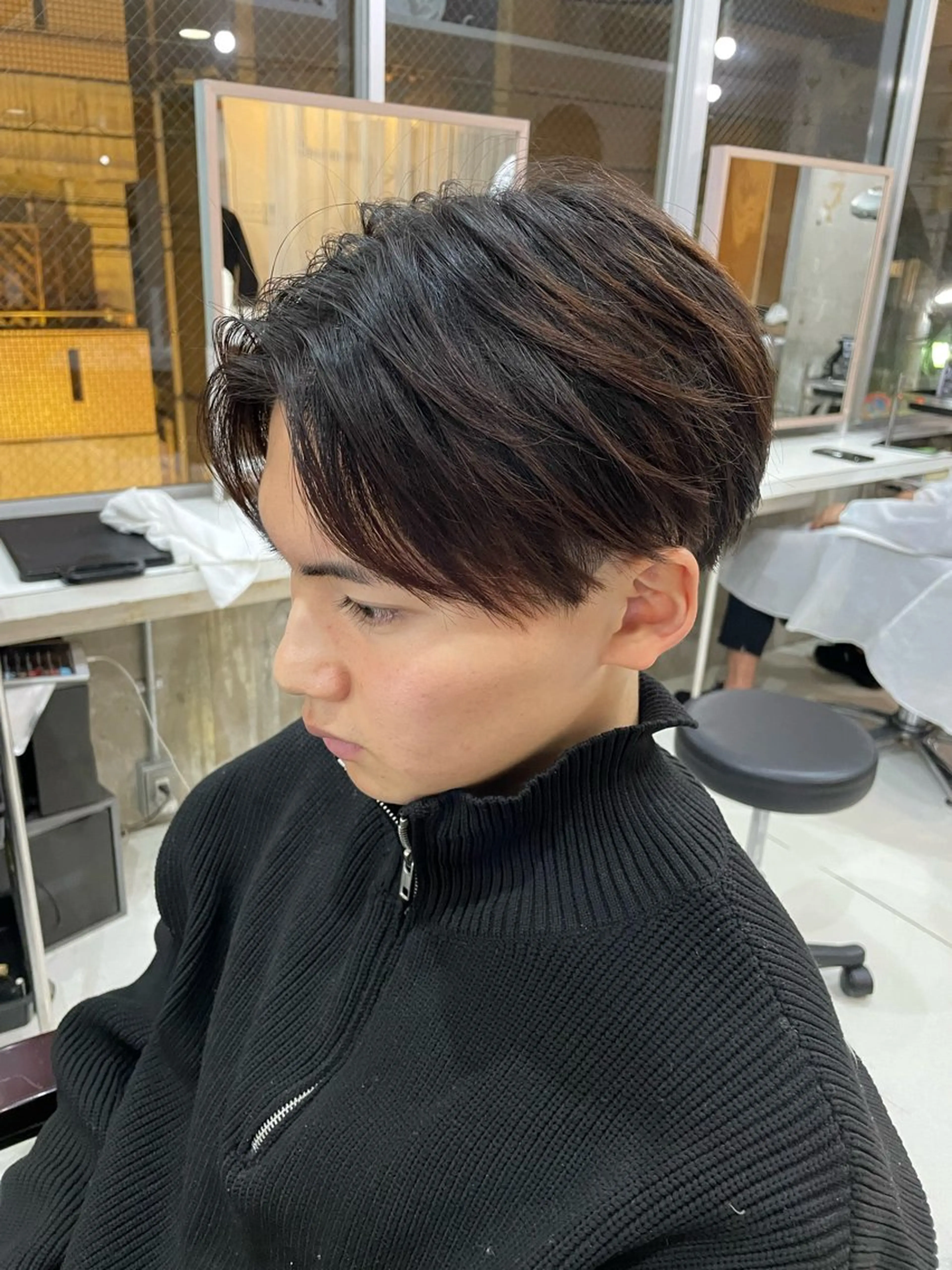 ショート ショートヘア PERCUT 中島快のヘアスタイル