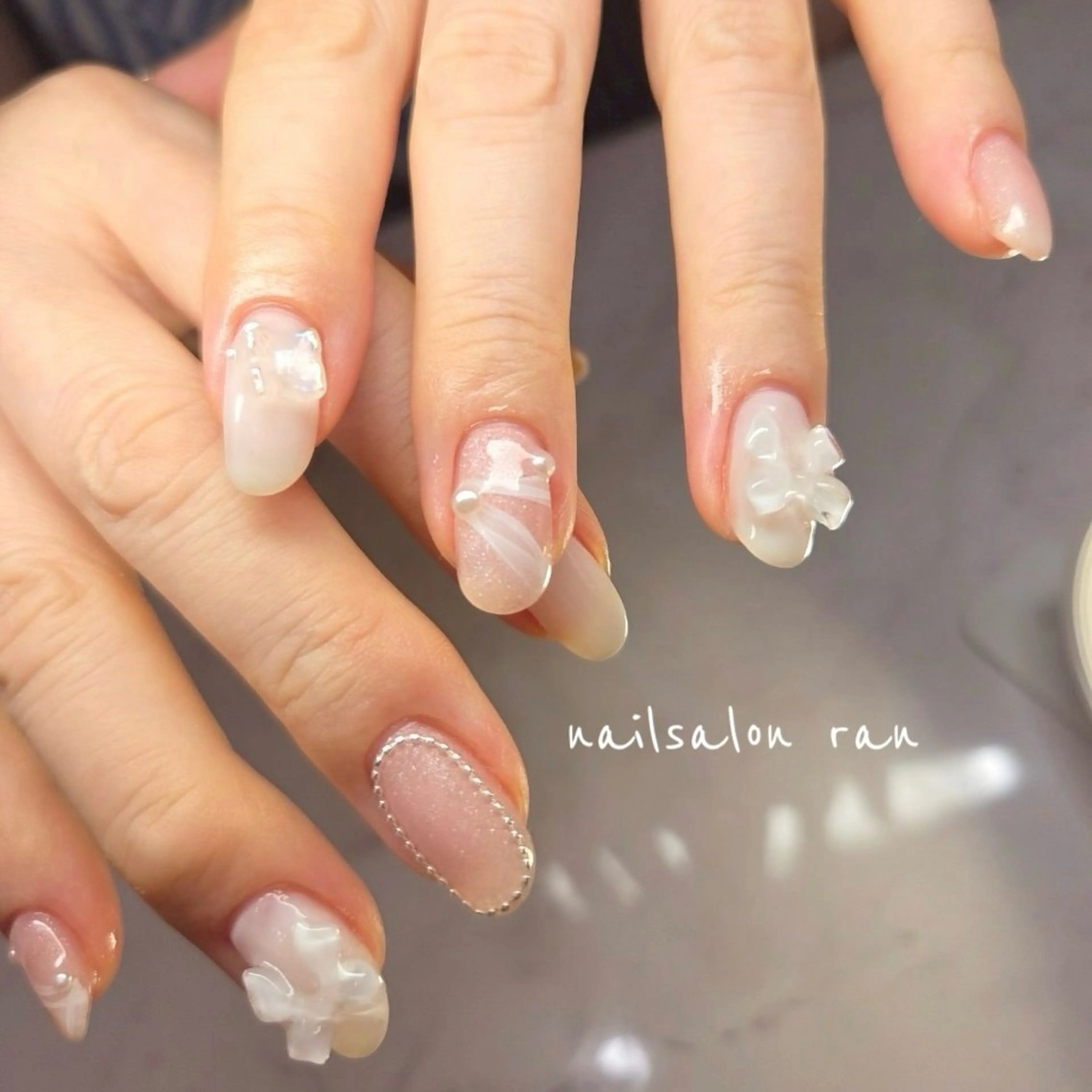 ネイル ワンホンネイル nailsalon ranのネイルデザイン