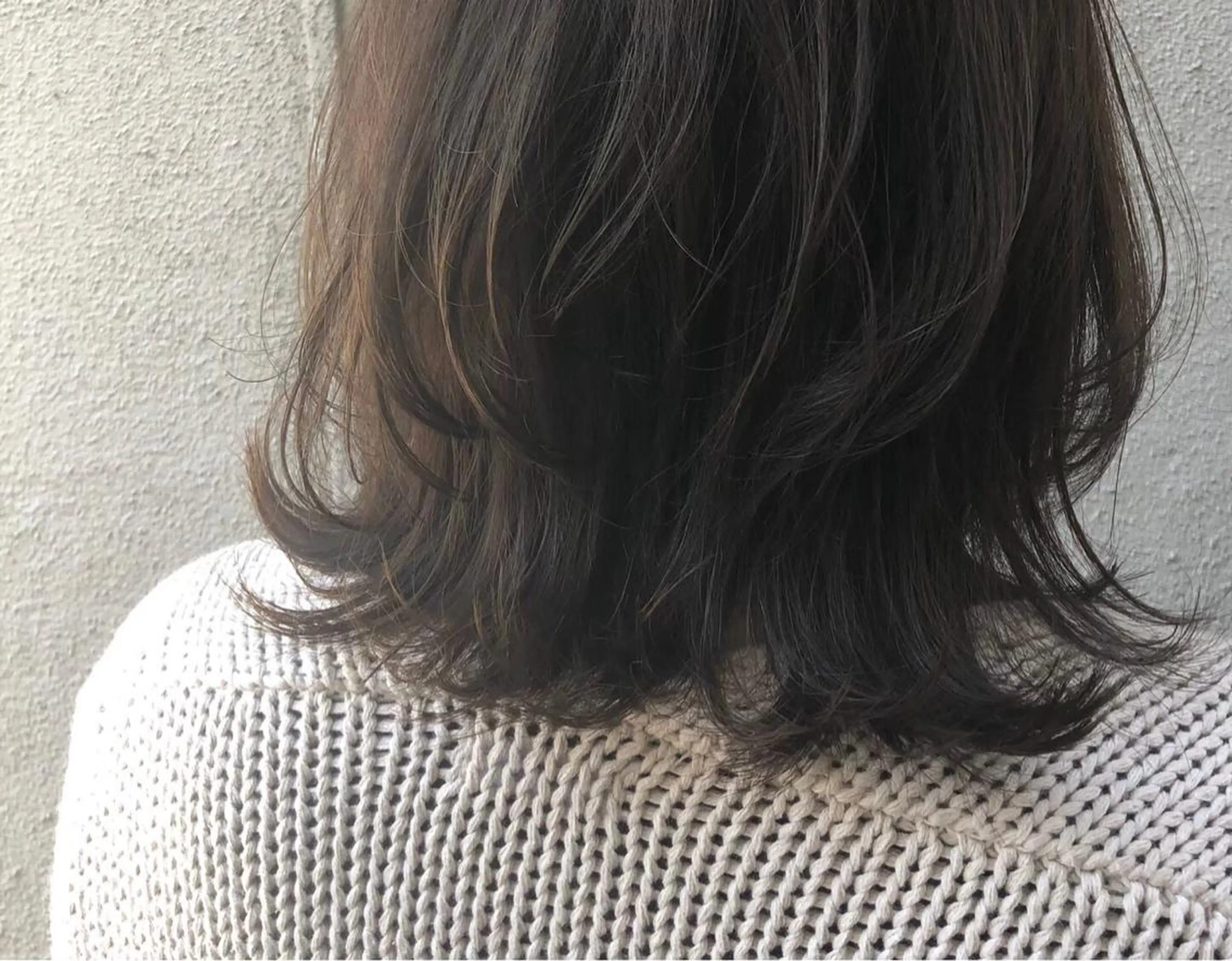 ミディアム カット ヘアカラー トリートメント シンタニナオト /梅田茶屋町のヘアスタイル