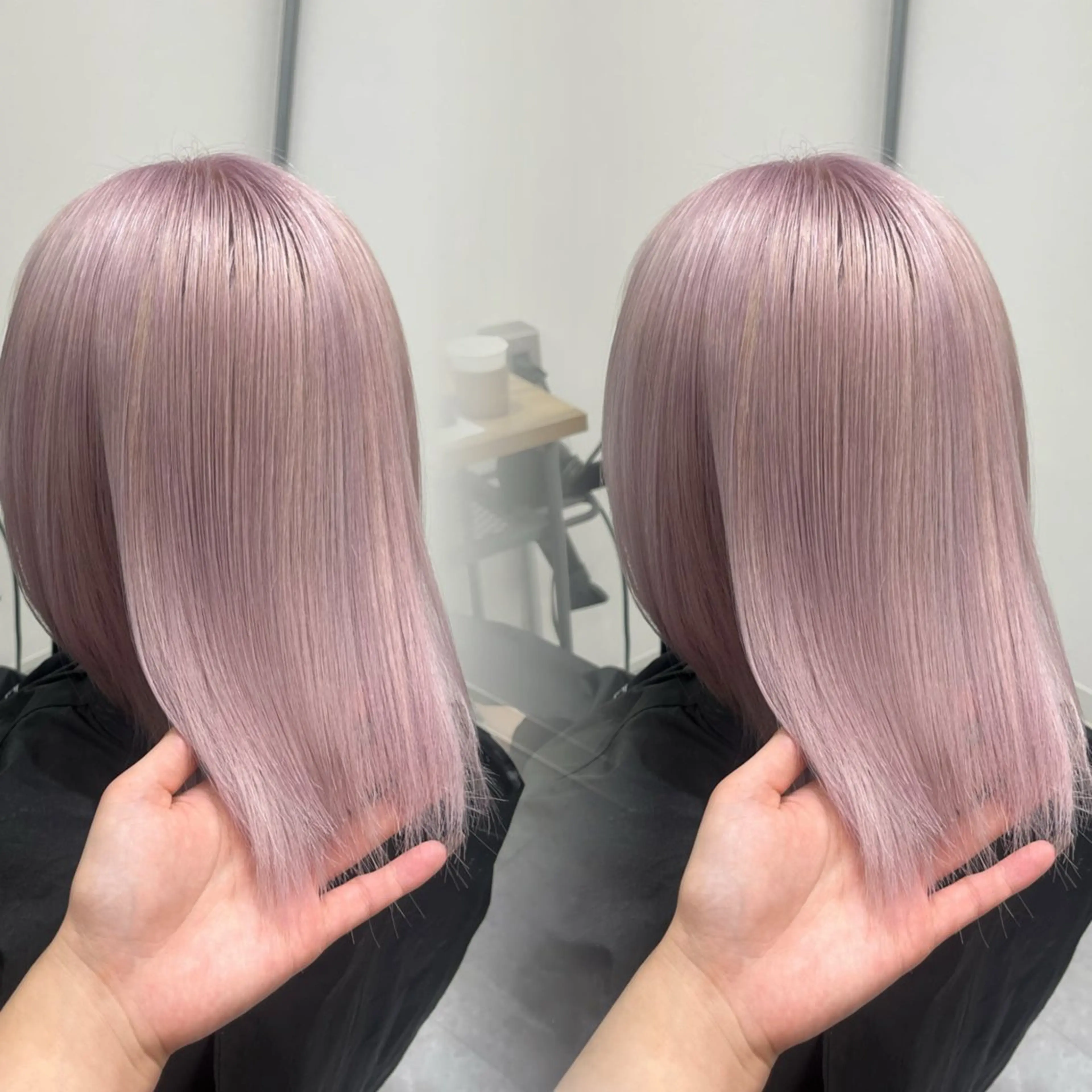 ショート カラー ヘアカラー RIO🩶NEXT/ エクステ/ハイトーンのヘアスタイル