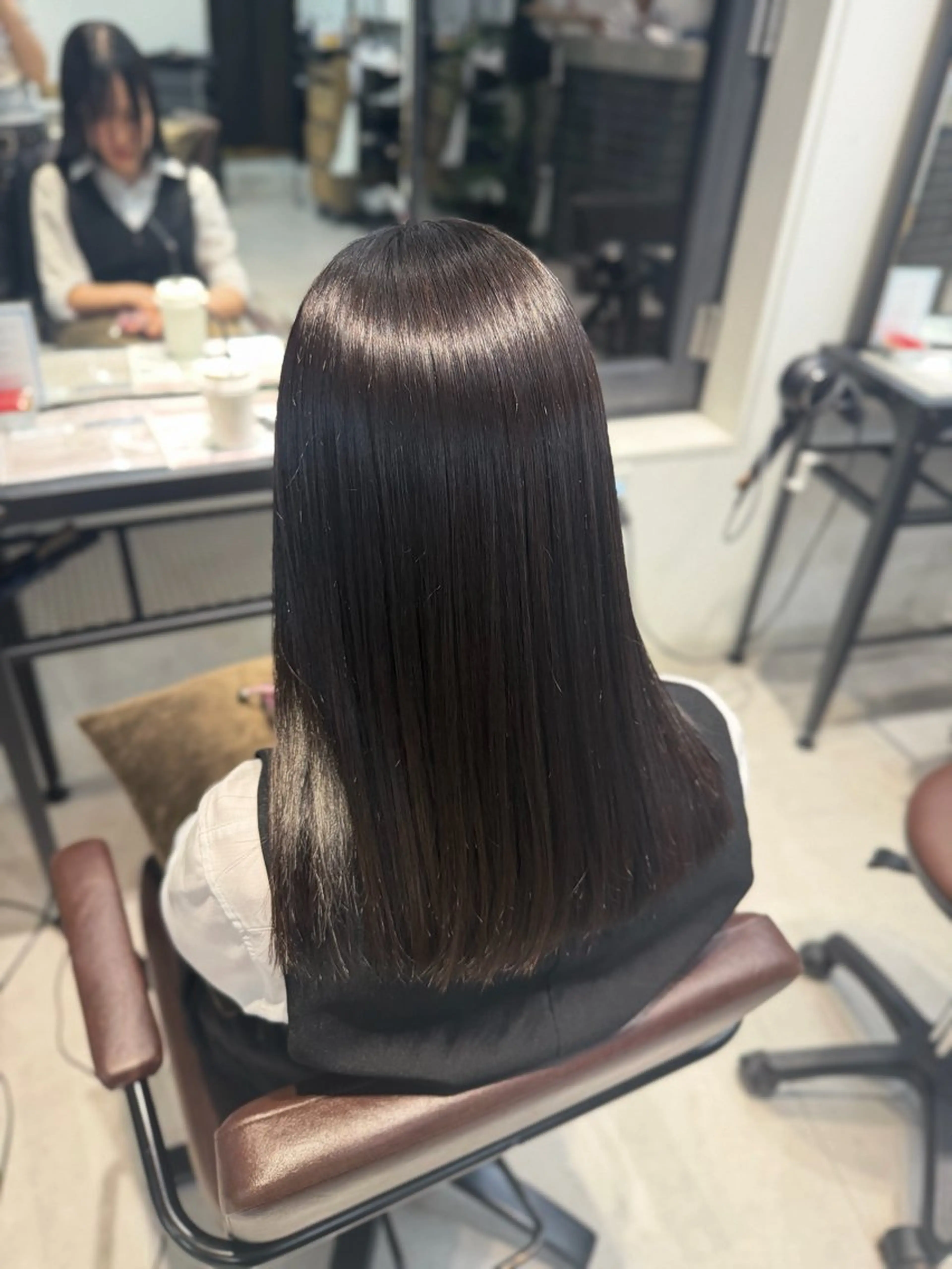 カラー 髪質改善 ヘアカラー mao 大阪梅田♡韓国ヘアのヘアスタイル