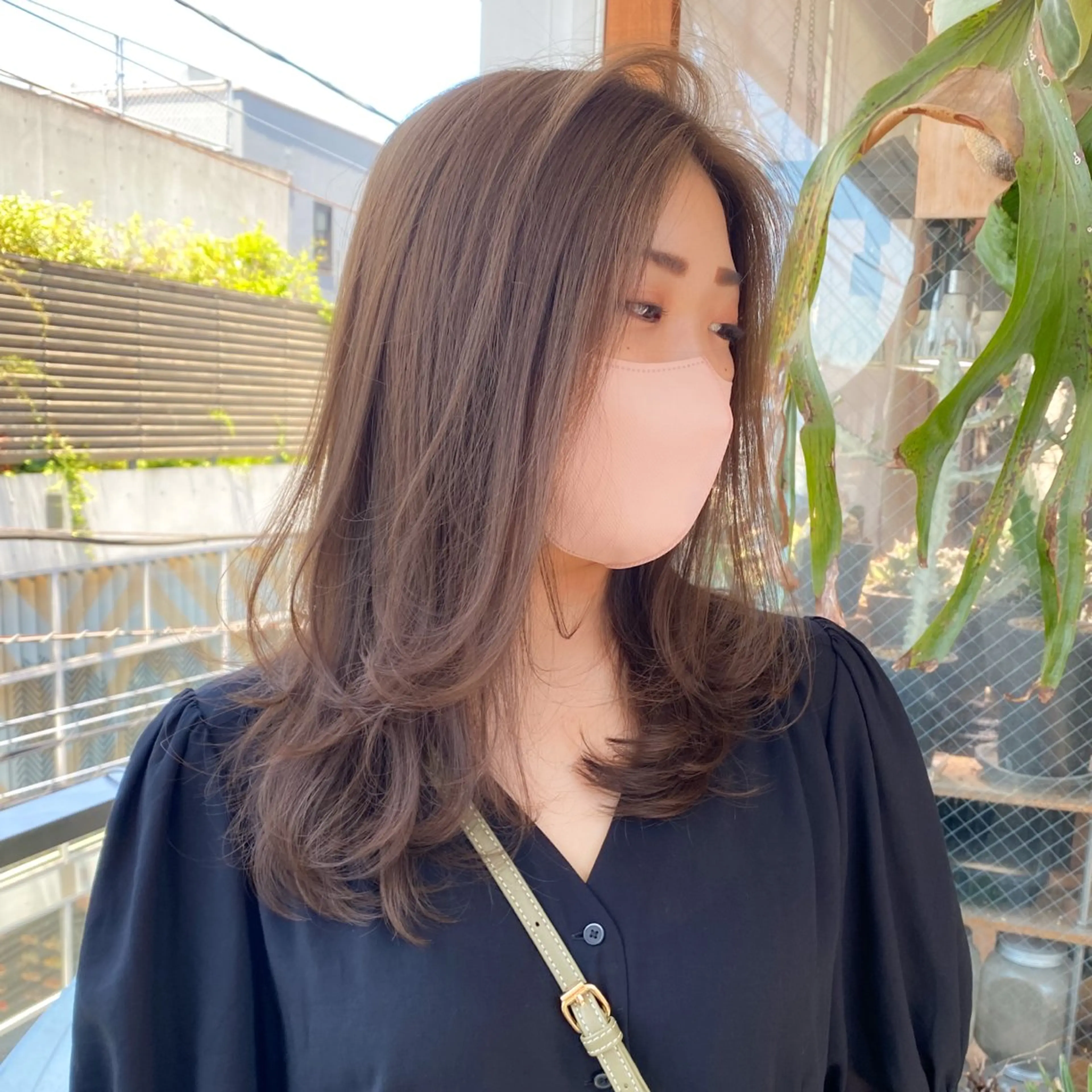 ロング カラー カット ヘアカラー トリートメント 中屋恵美🎨 Designカラーのヘアスタイル