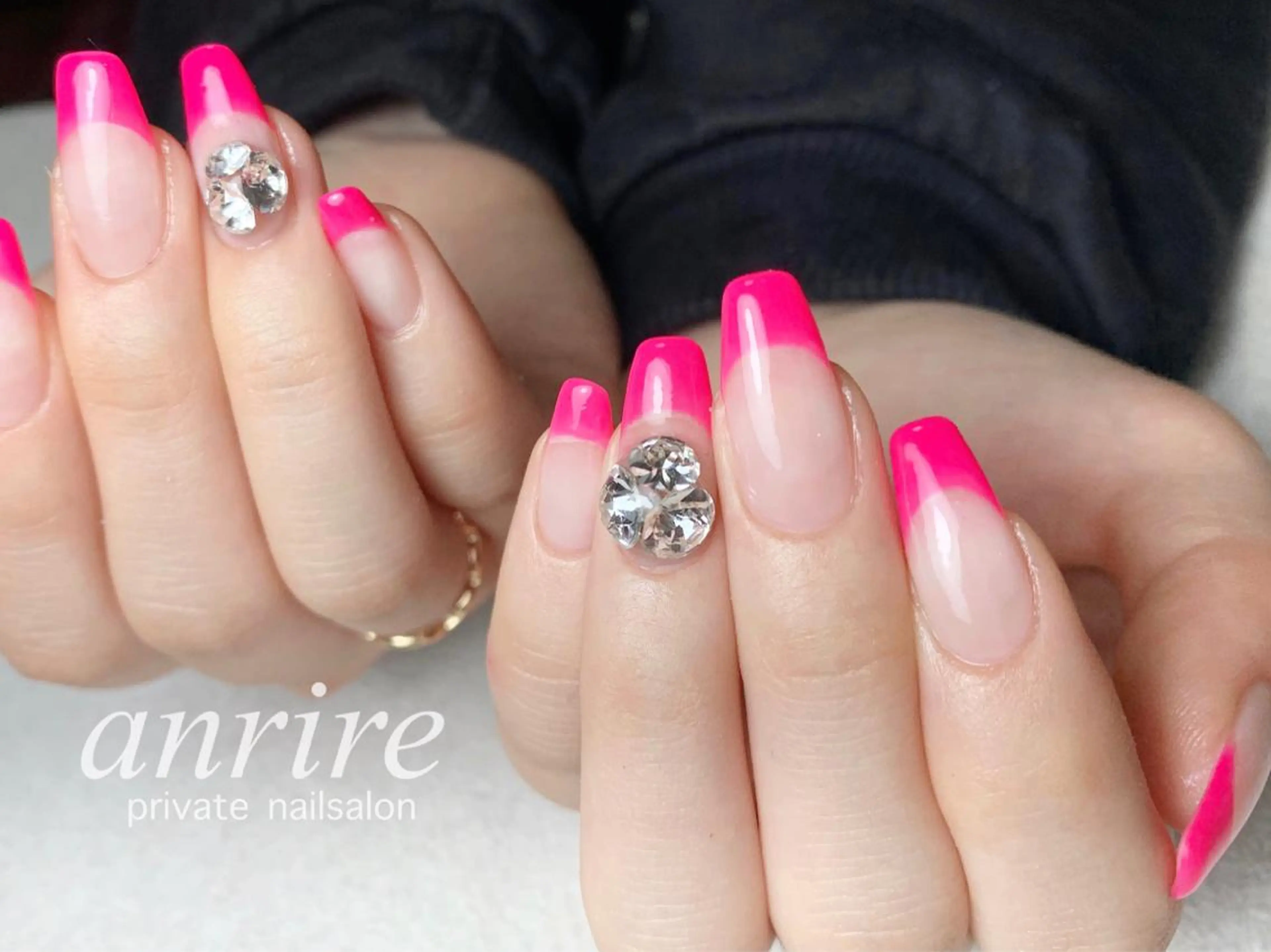 ☆新規限定☆【他店オフ込】hand長さ出し10本+シンプルネイル+¥500でパラジェル変更可の写真