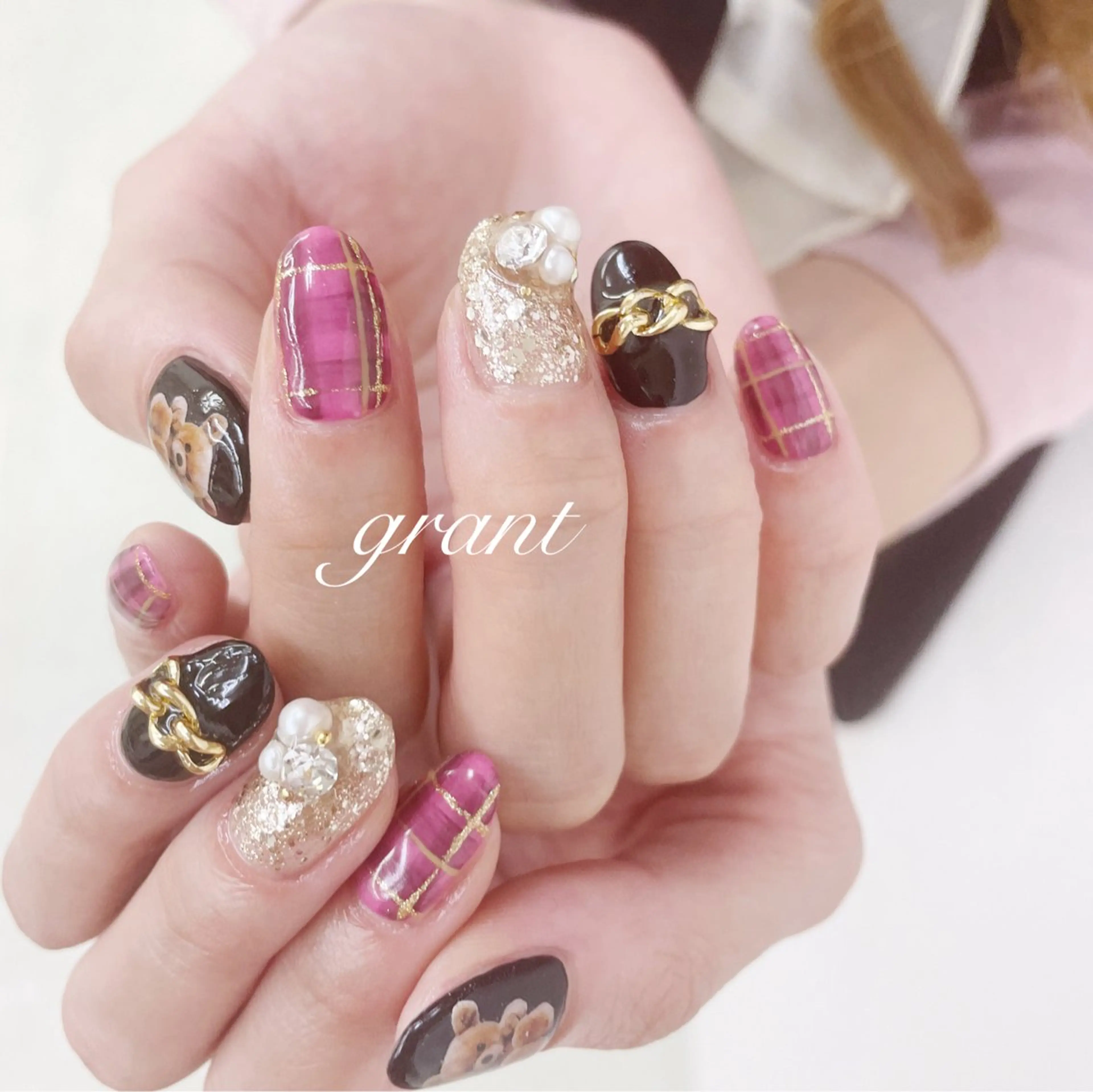 ネイル ジェルネイル nailsalon grantのネイルデザイン