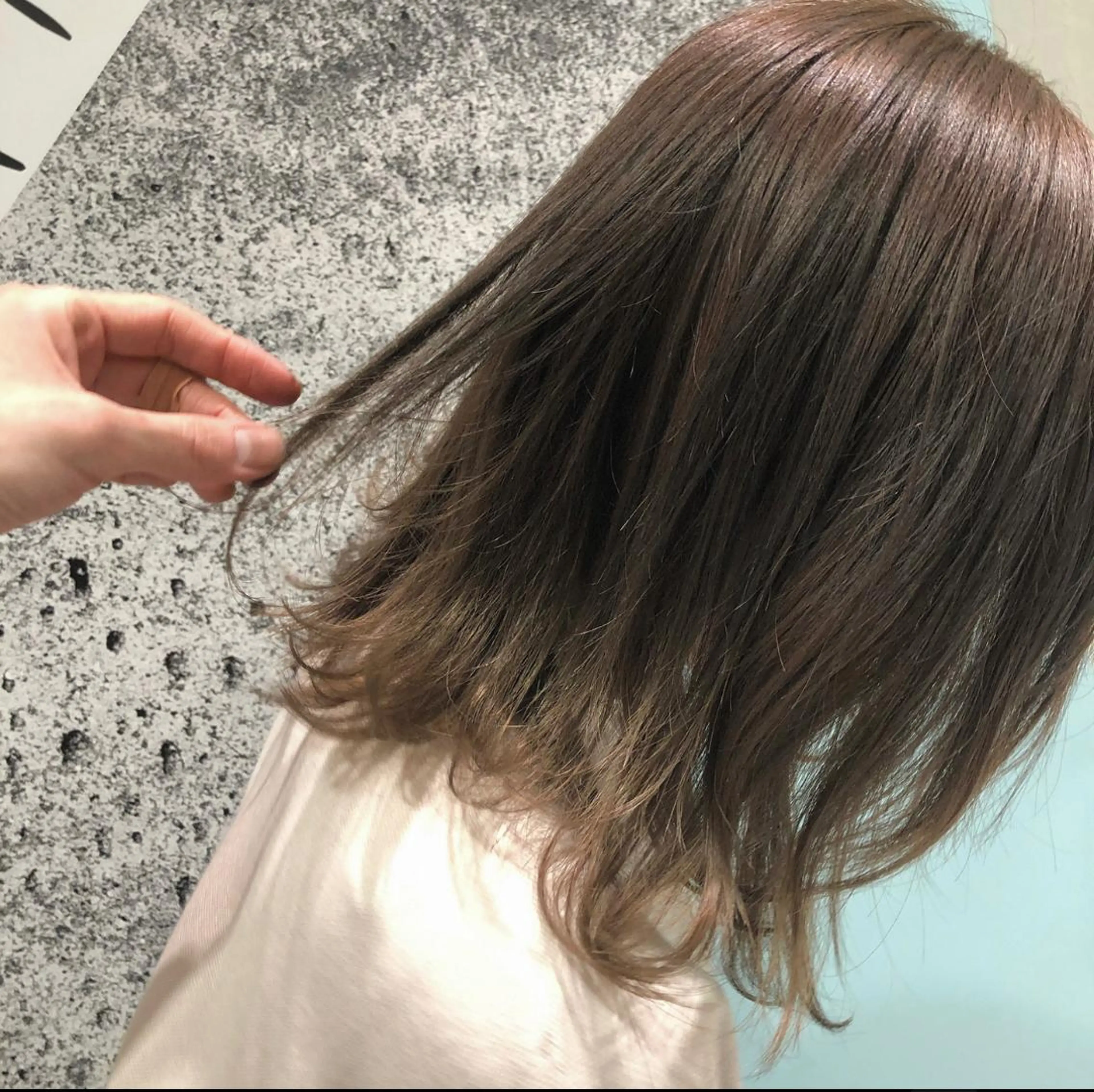 ミディアム 矢口 嵩人のヘアスタイル