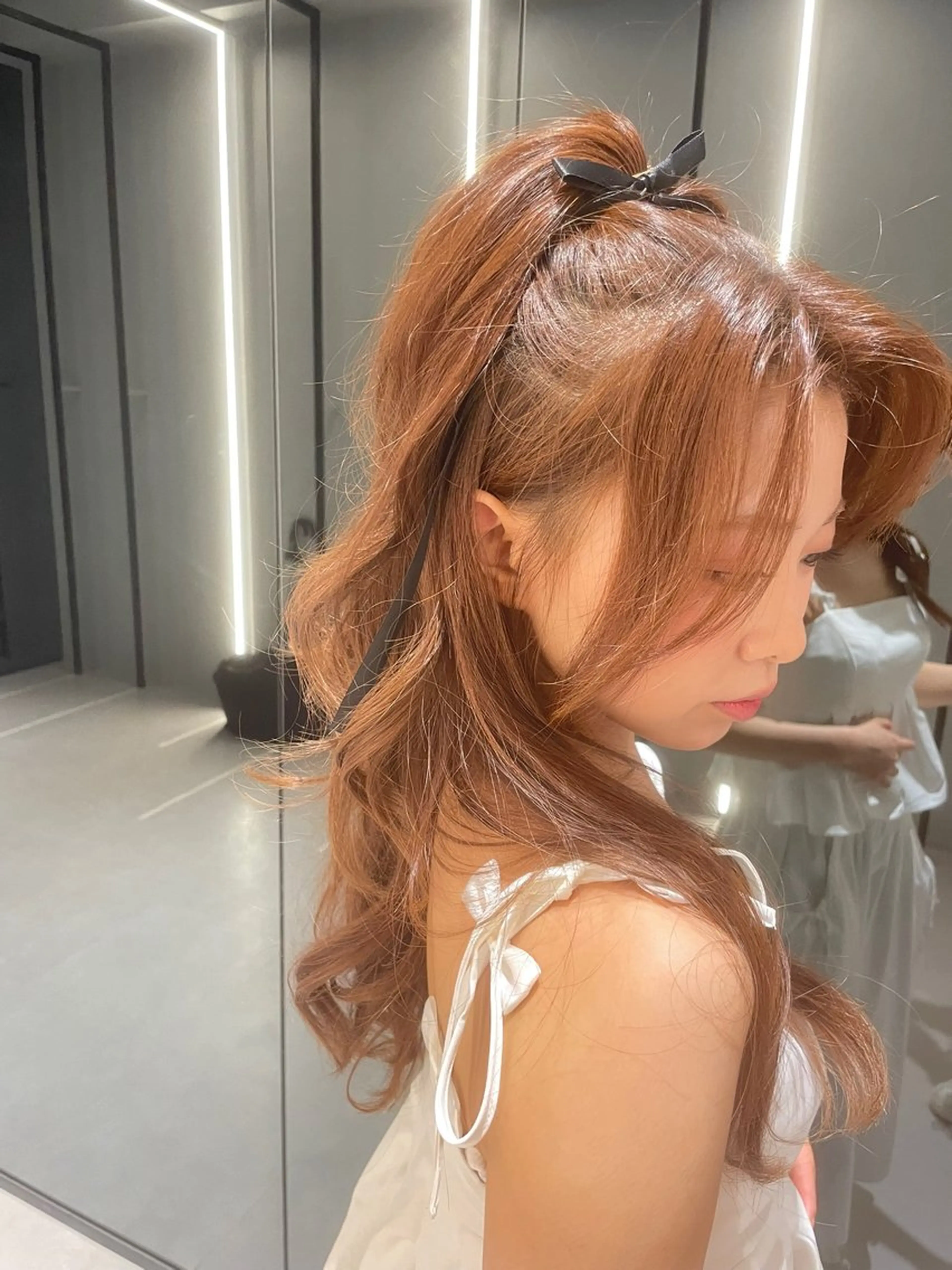 ヘアアレンジ 國分 桃愛のヘアスタイル
