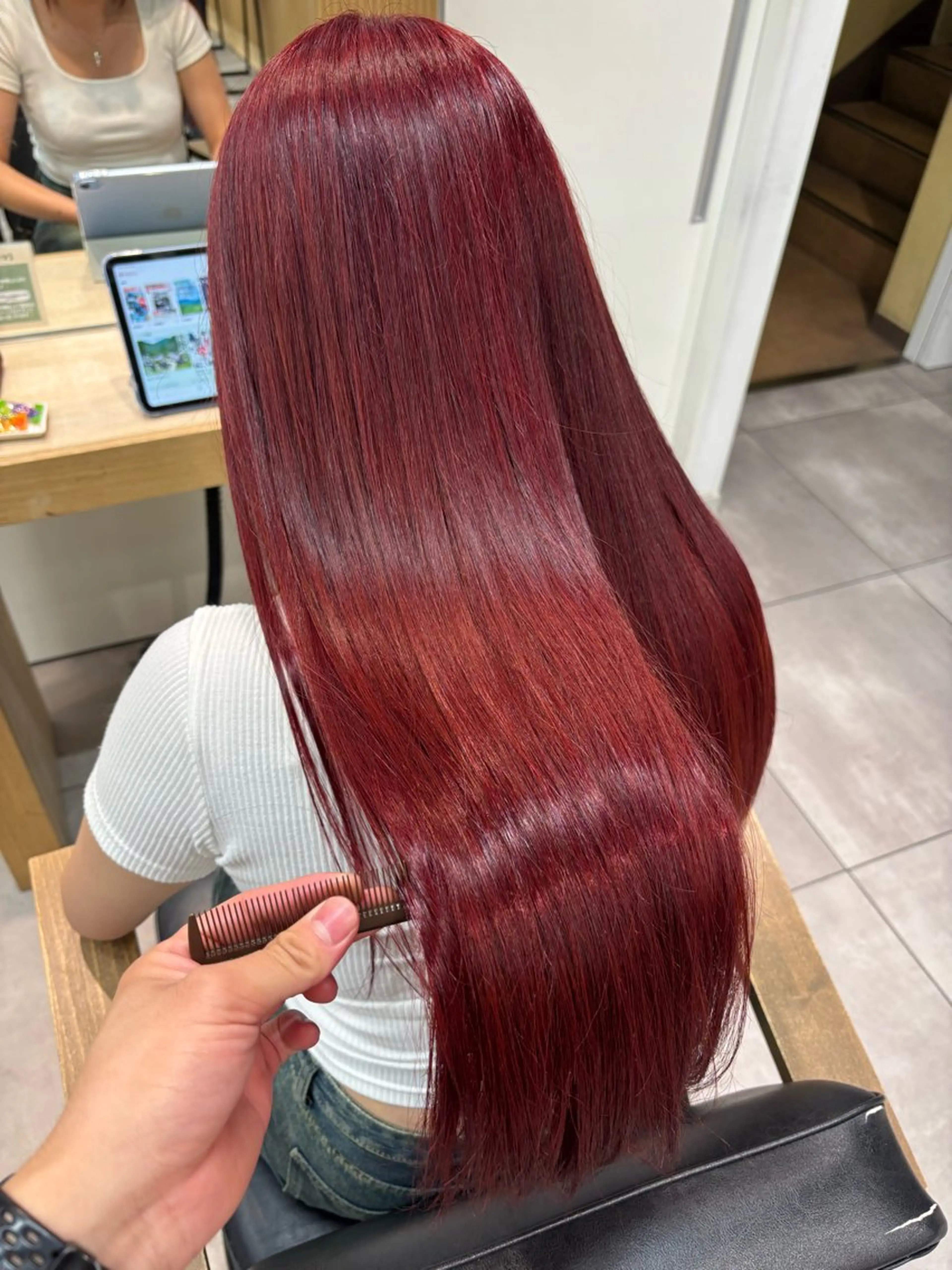 ロング ヘアカラー トリートメント ヘッドスパ 🧊艶髪垢抜け担当 💗/けんすけ🪞のヘアスタイル