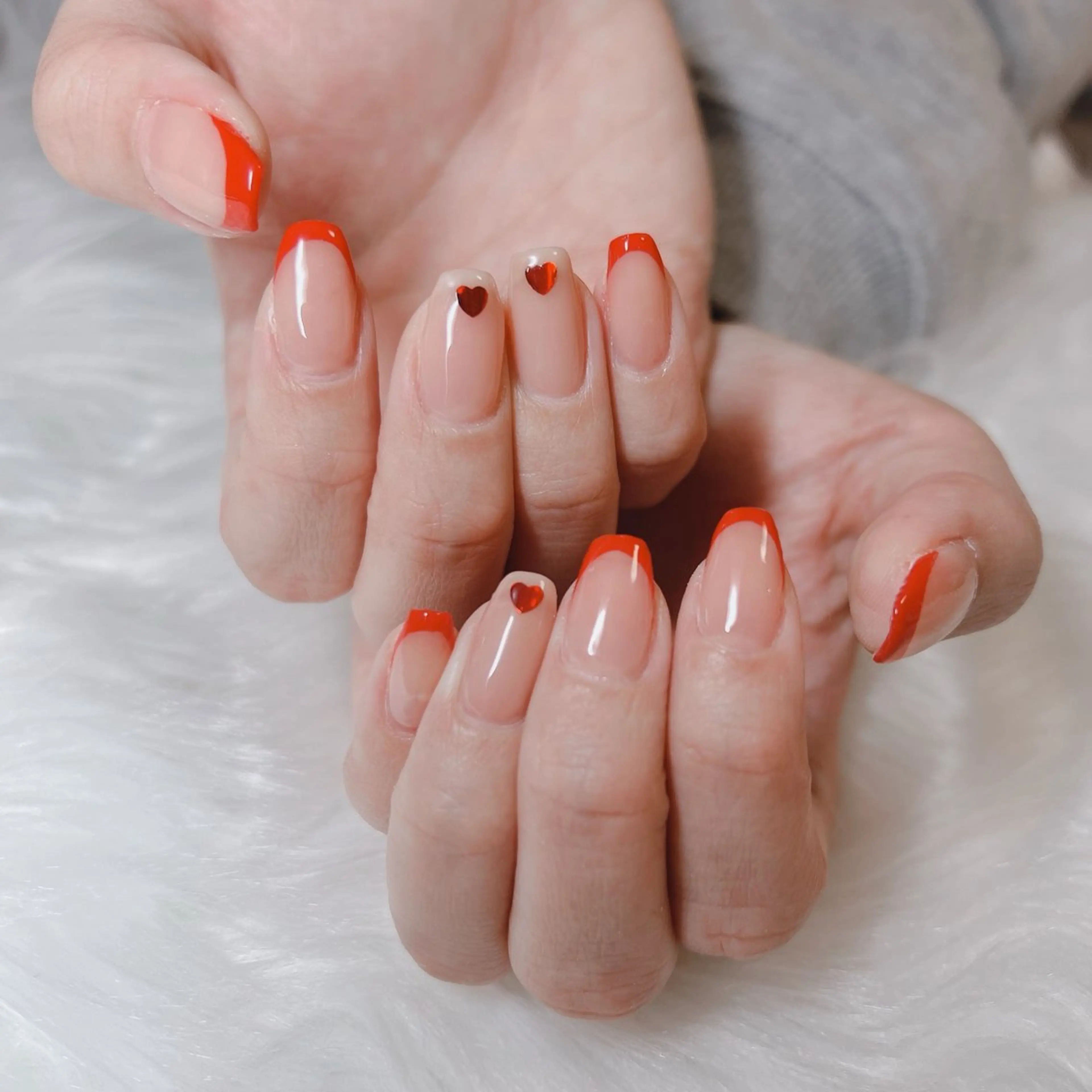 ネイル フレンチネイル 結城 怜菜のネイルデザイン