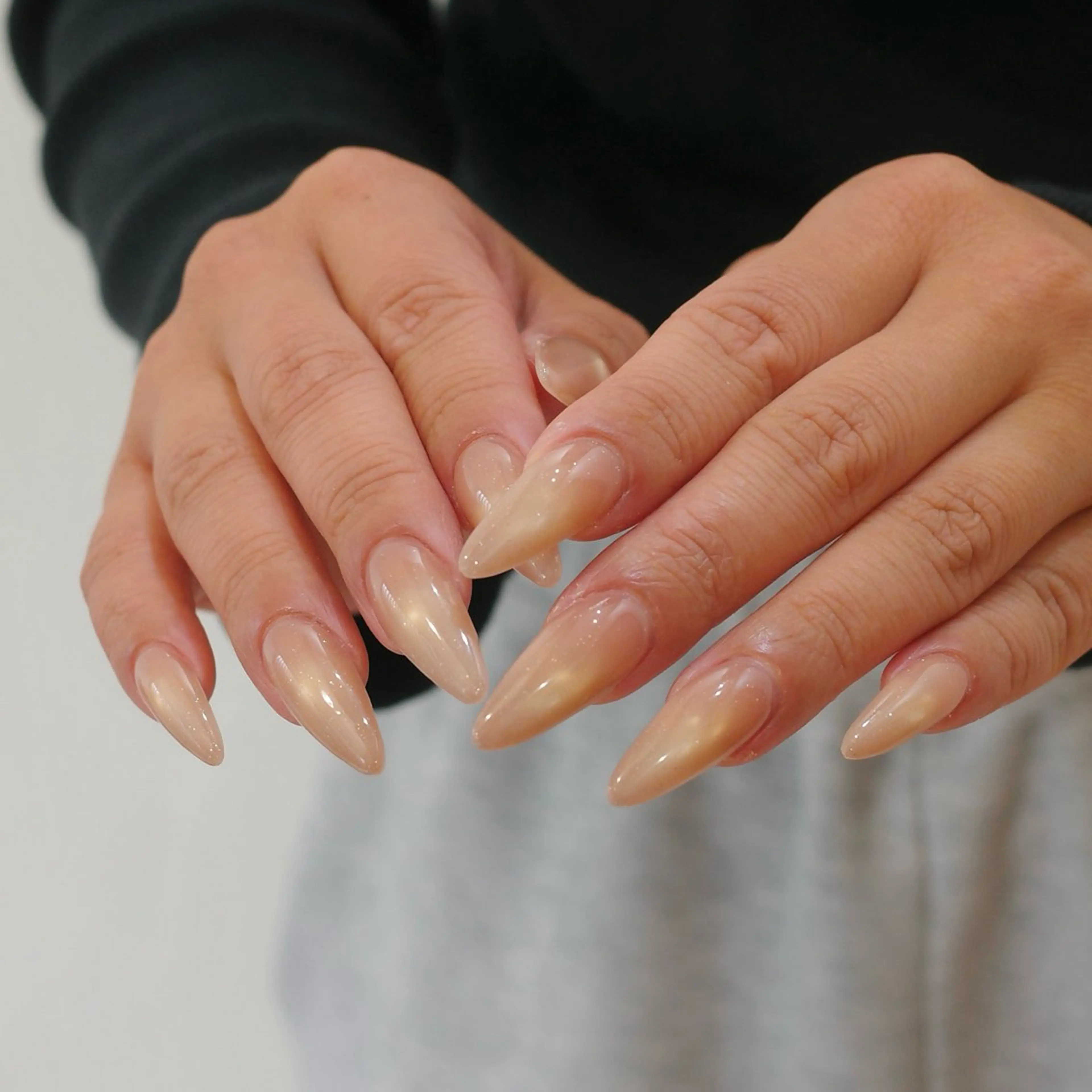 ネイル 長さ出し ハンドネイル reika .のネイルデザイン