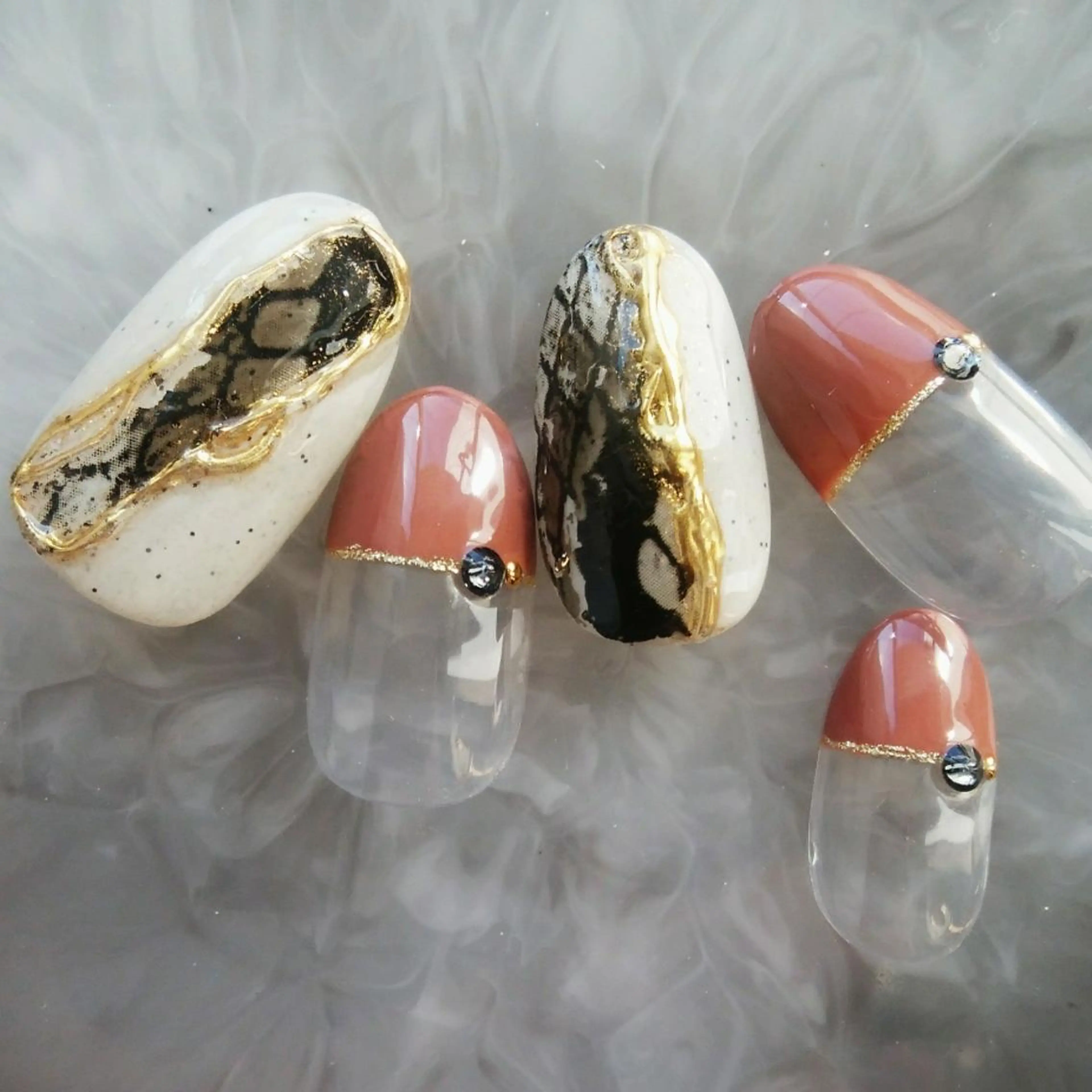 ネイル ハンドネイル senju 　のネイルデザイン