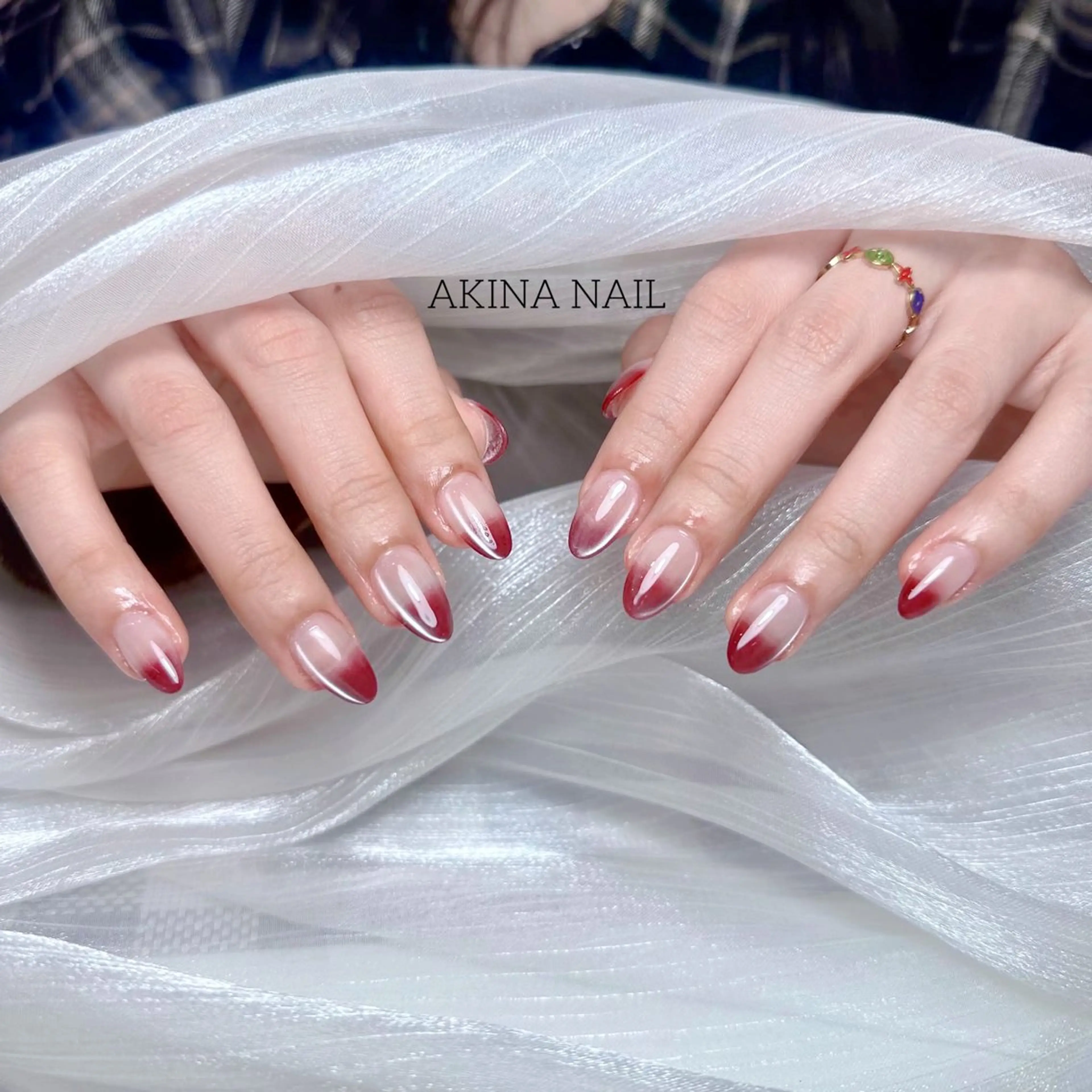 ネイル チークネイル ハンドネイル Akina Nailのネイルデザイン
