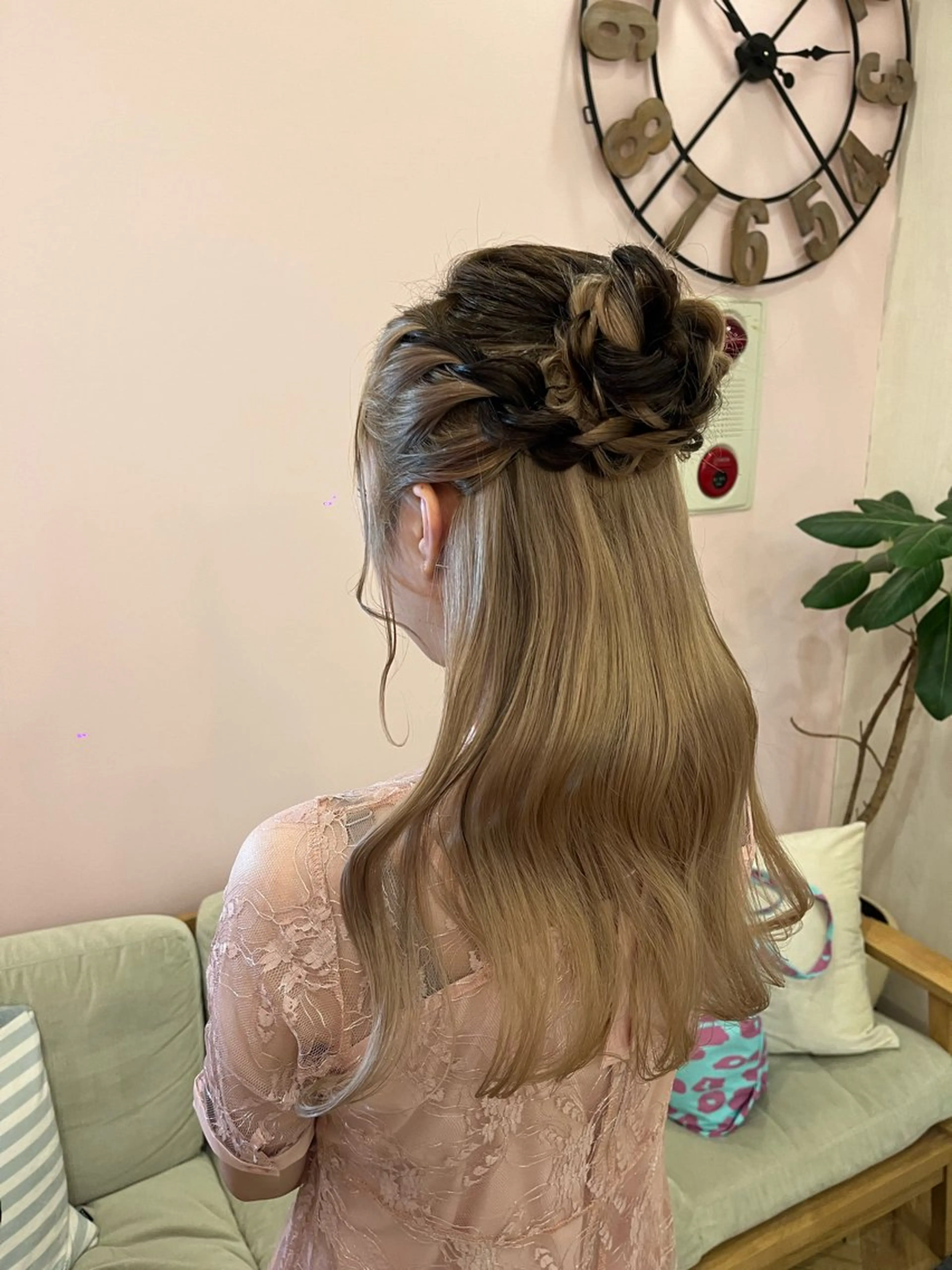 ロング ヘアアレンジ ヘアセット 外川 生純美ೀ🌝のヘアスタイル