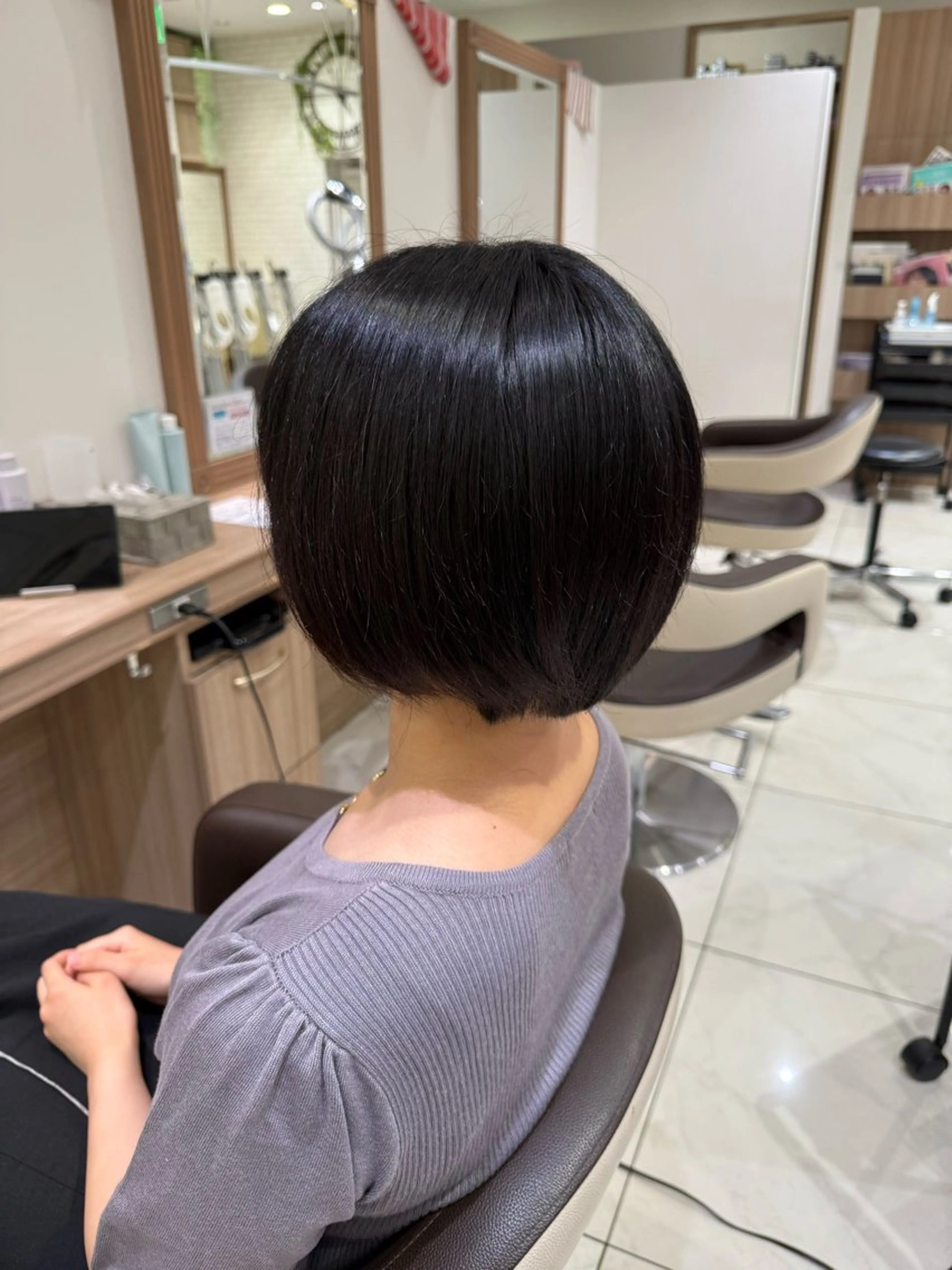 ショート ショートボブ ボブ ショートヘア 玉村 愛李 【ash 津田沼店】のヘアスタイル