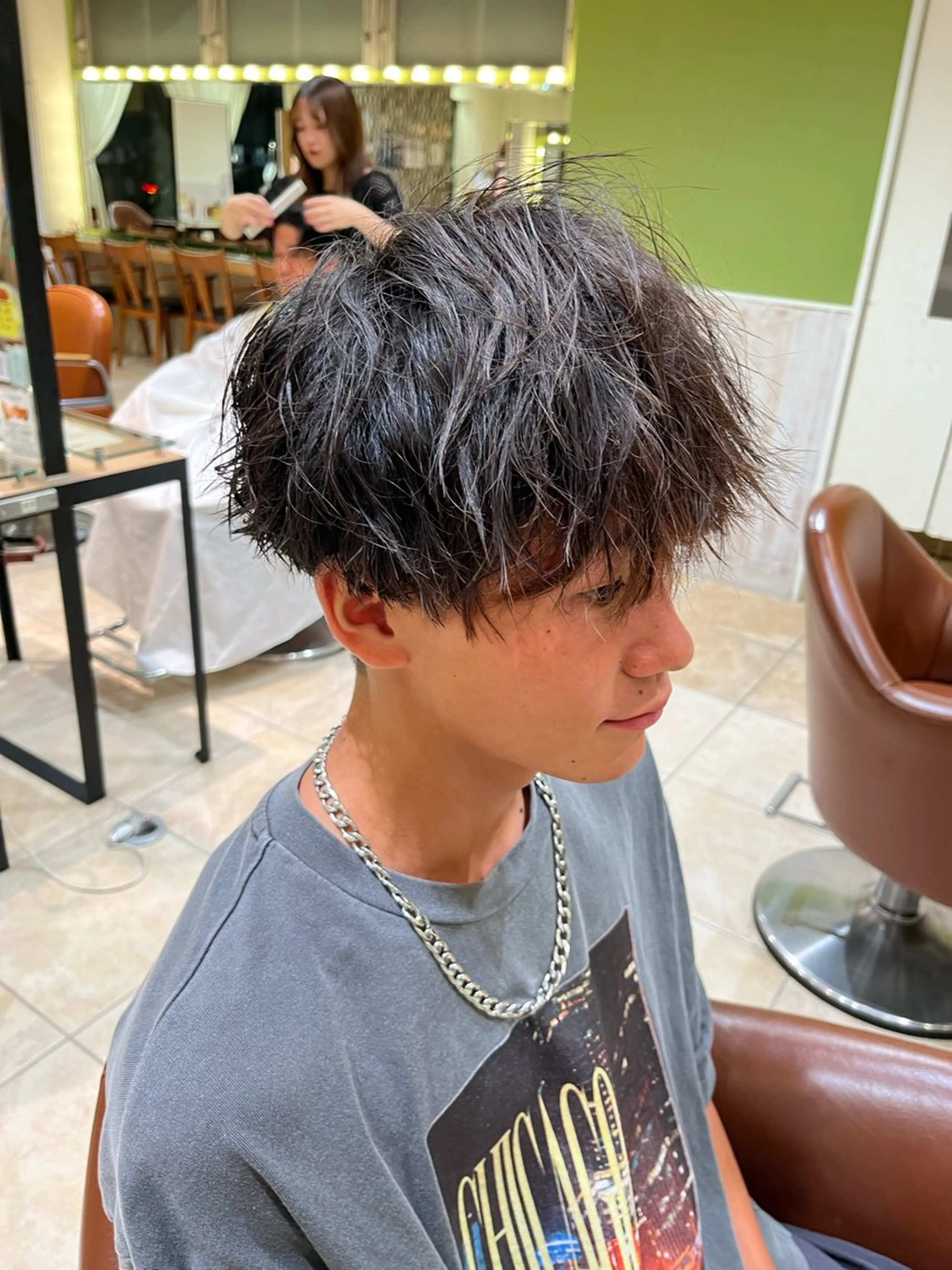 メンズ 🦕望月渉🦕 パーマ🌪️ブリーチのヘアスタイル