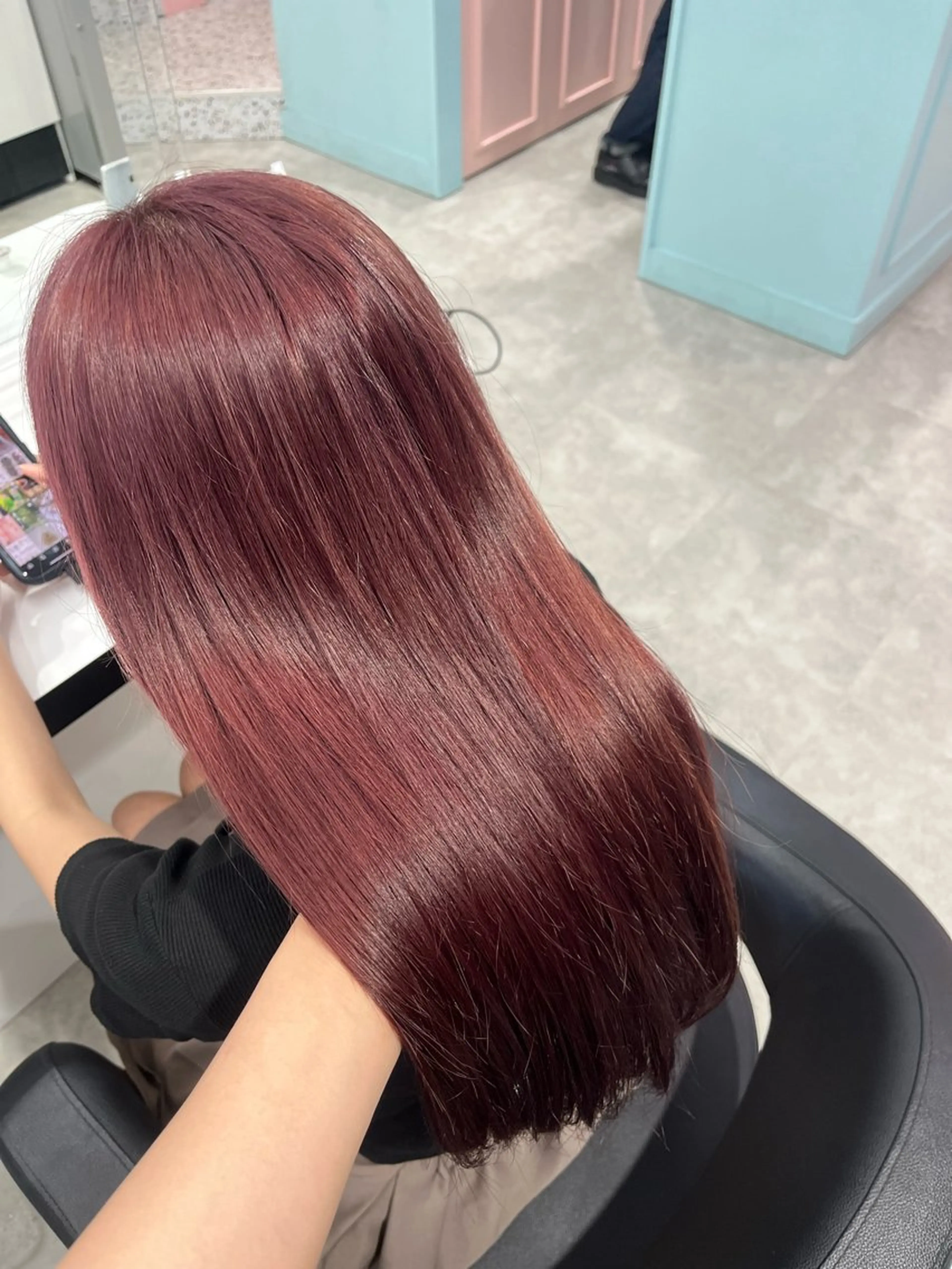 ロング カラー みう/仙台/暖色/ 艶髪/顔周りカット/のヘアスタイル