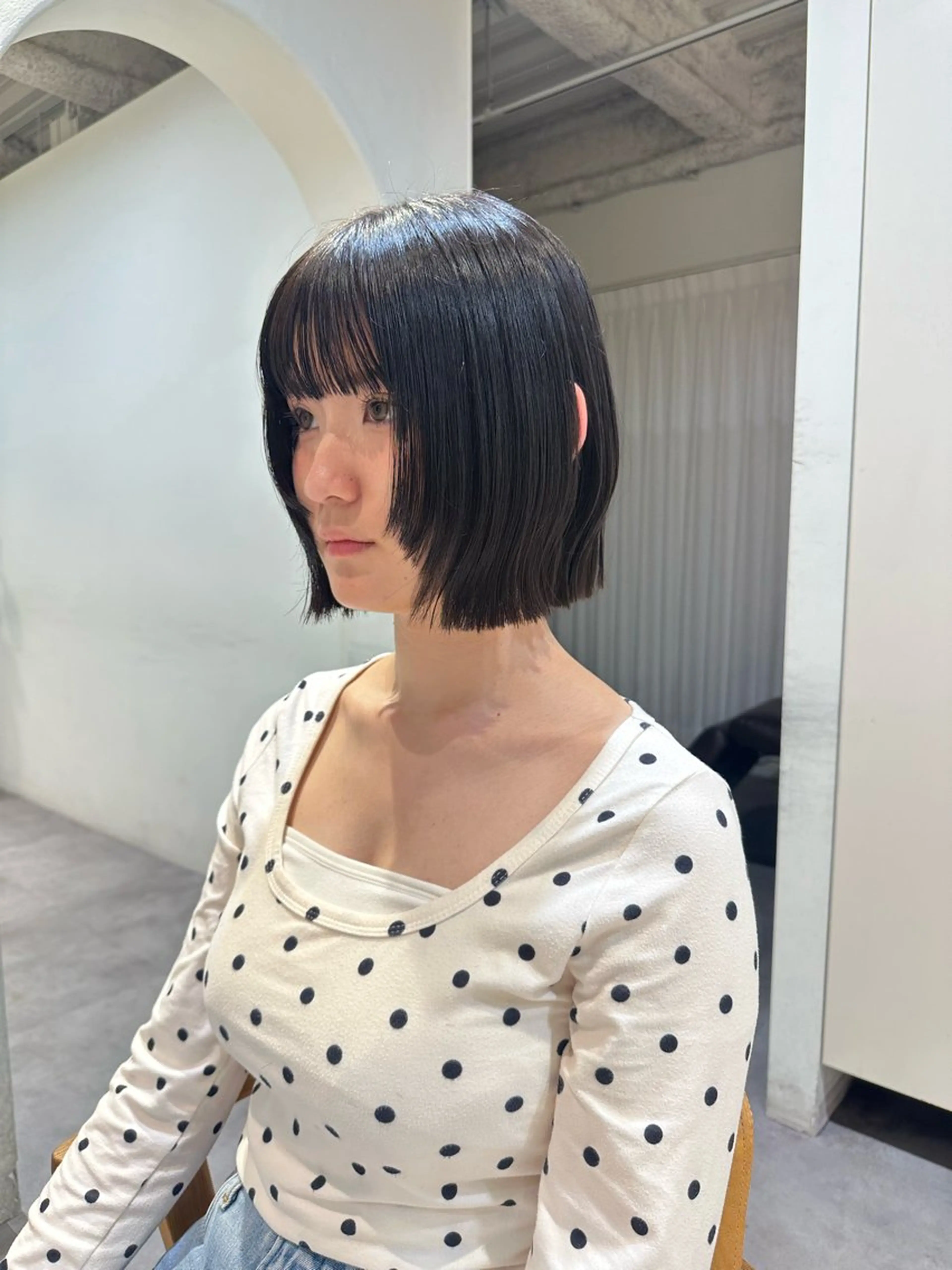 ショート HANAME 原宿美容室のヘアスタイル