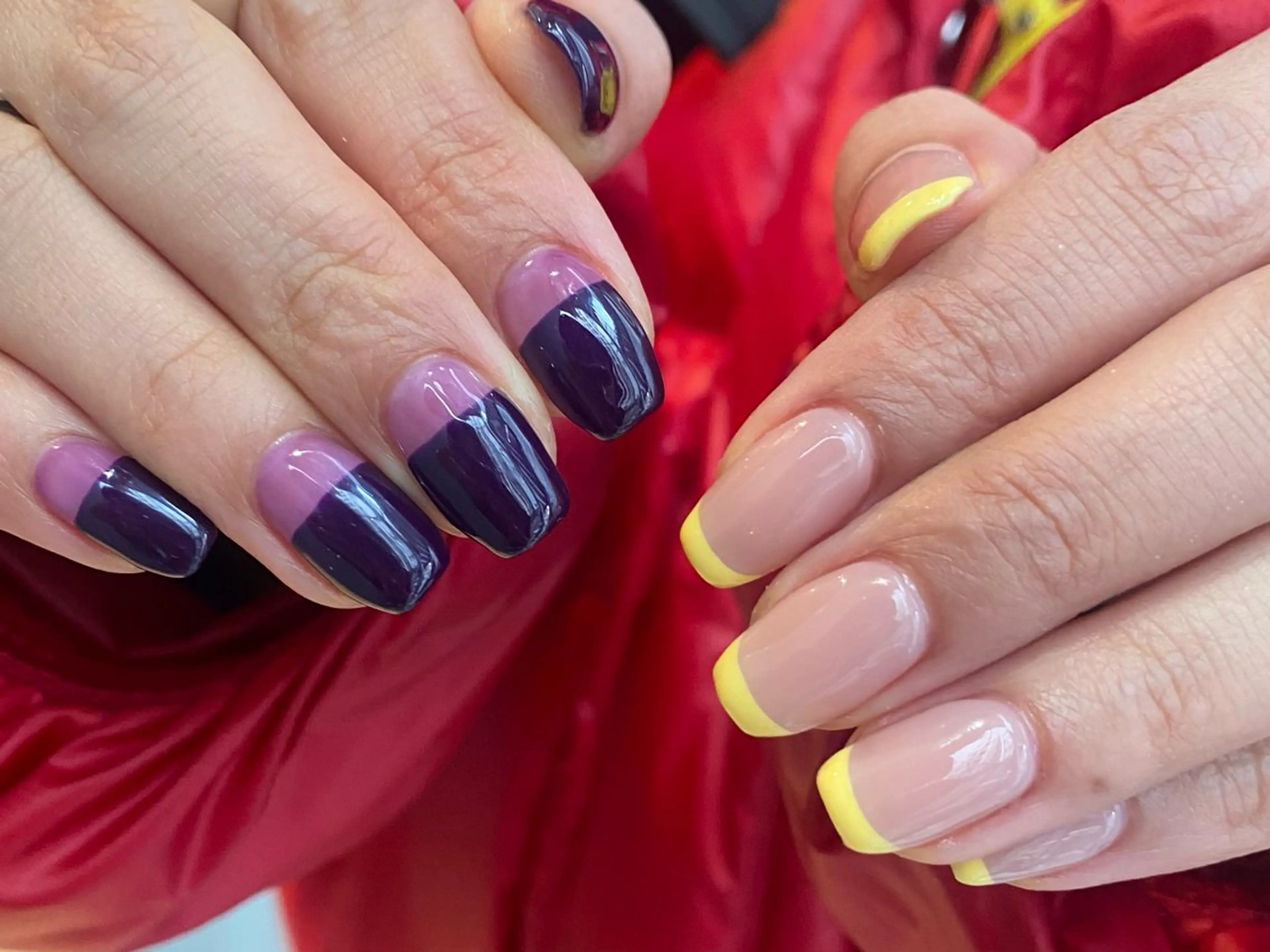 ネイル フレンチネイル ハンドネイル 🎼yuuka/池袋 🎼WOLTOKYOのネイルデザイン