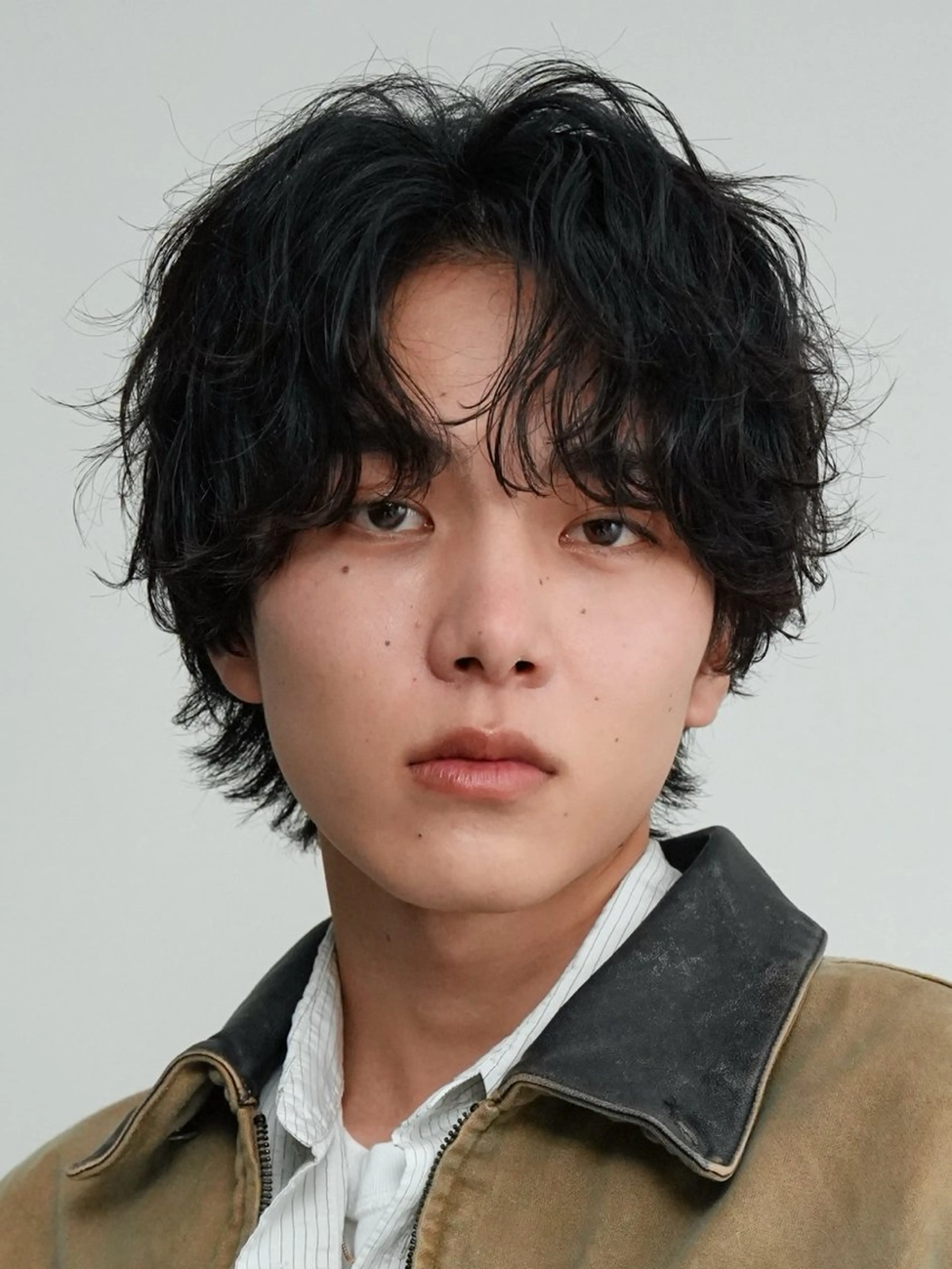 パーマ メンズ 原宿波巻きスパイラル パーマTOSHIのヘアスタイル