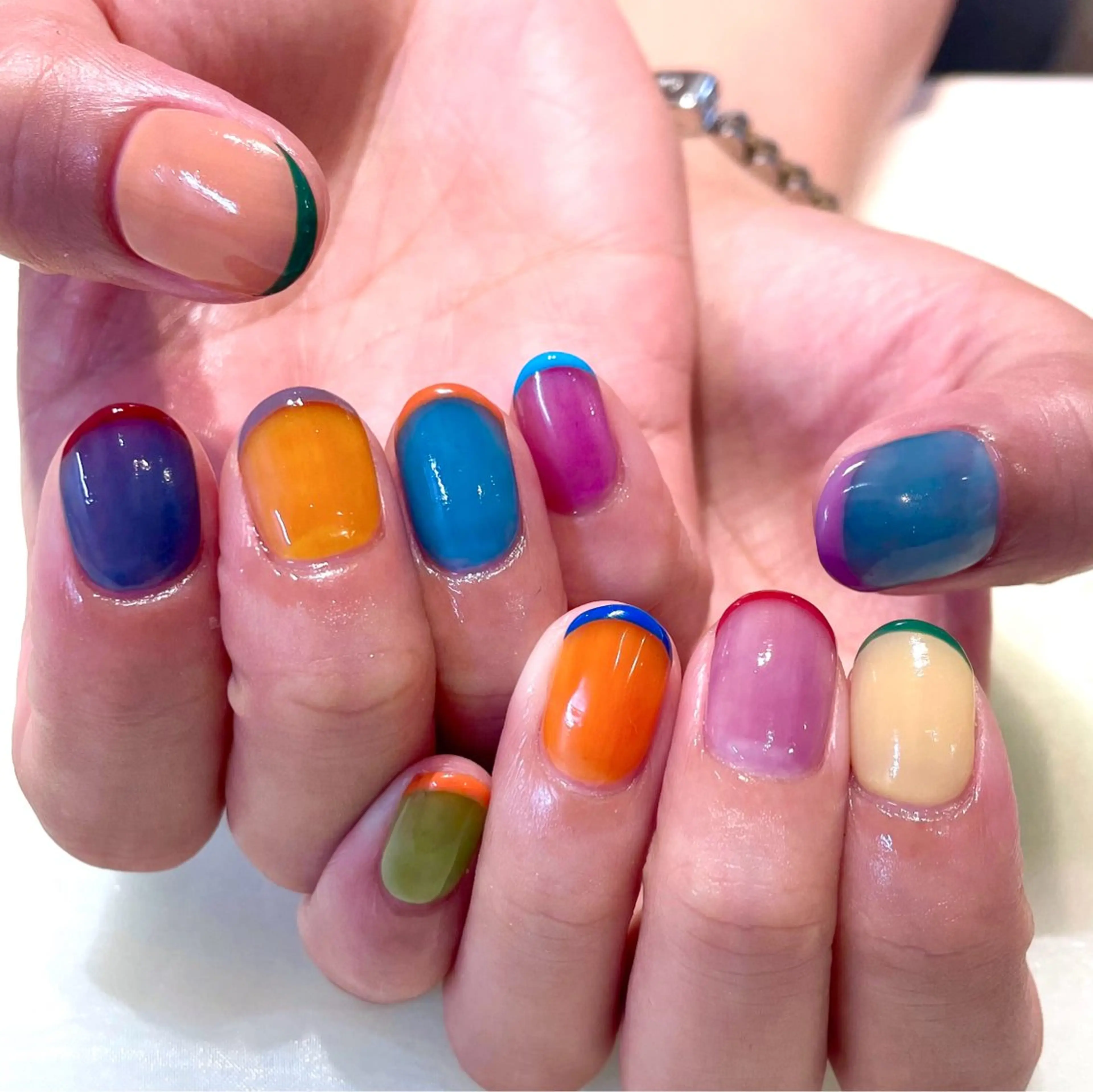 ネイル ハンドネイル 新井 ひなののネイルデザイン