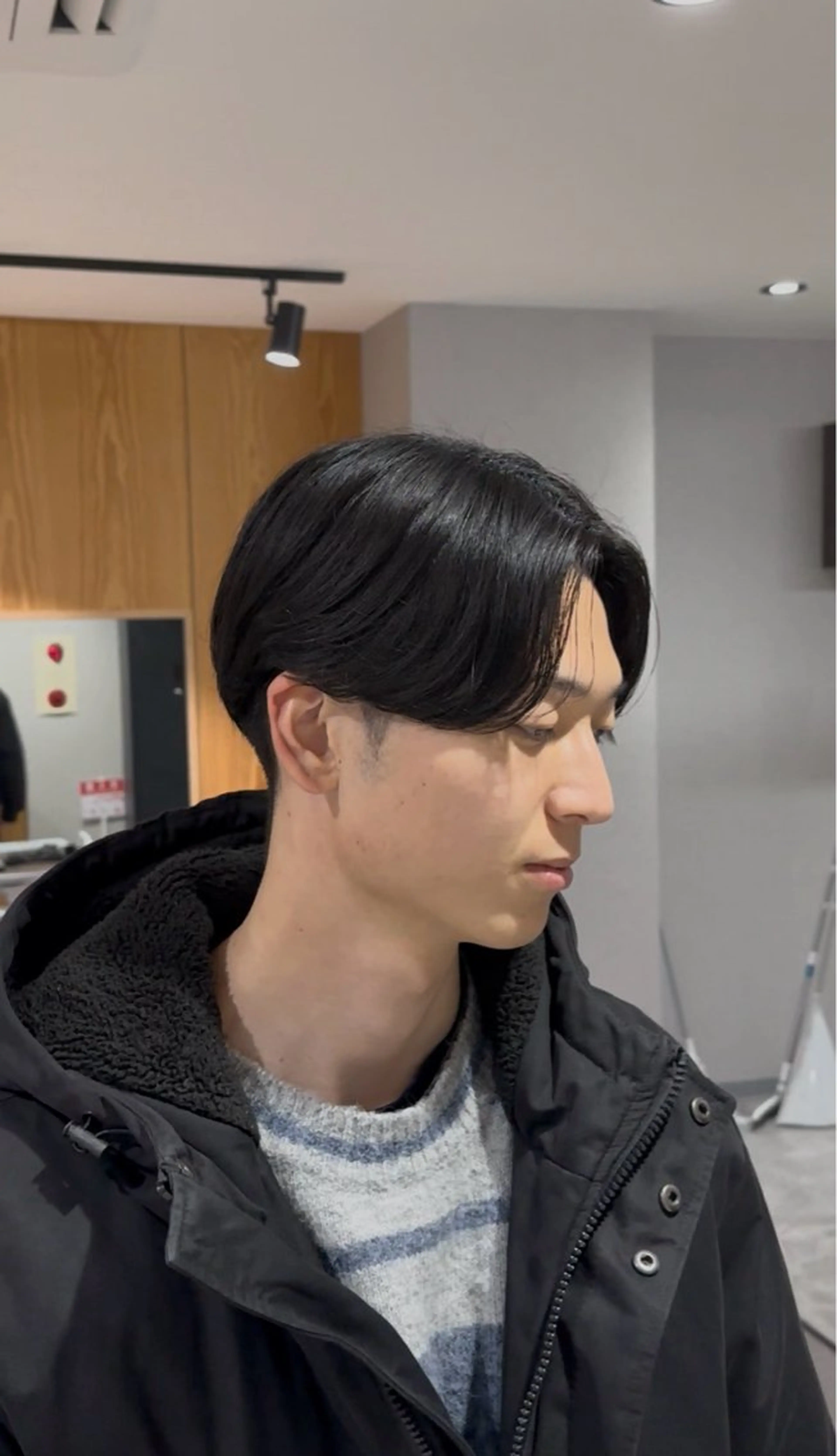 メンズ センターパート メンズパーマ 刈り上げ カット パーマ BTECHbyZen所属・メンズ特化型 美容師[福永一世]のヘアスタイル