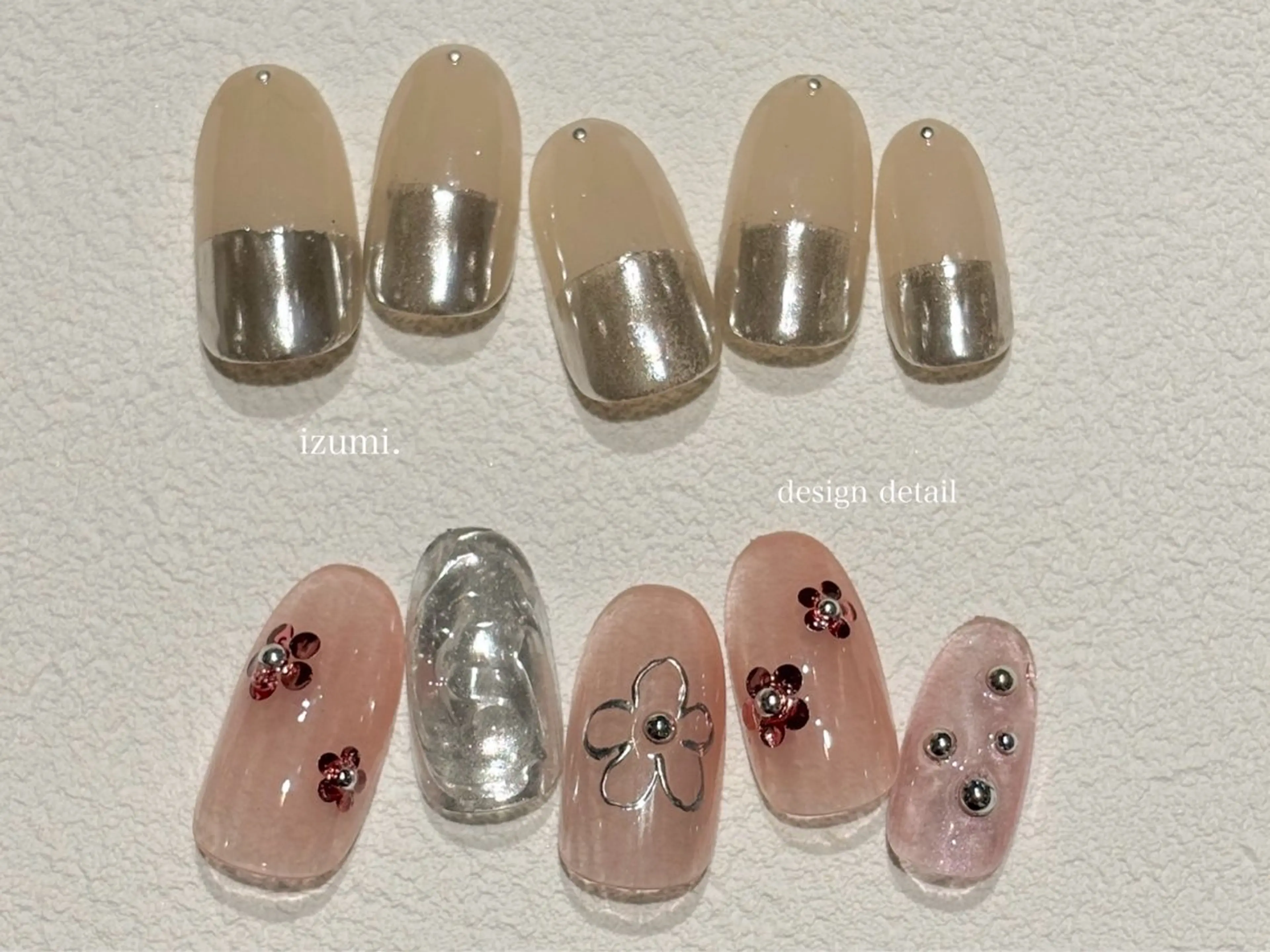 ネイル ハンドネイル IZUMIꕤnail 堺筋本町｜心斎橋のネイルデザイン