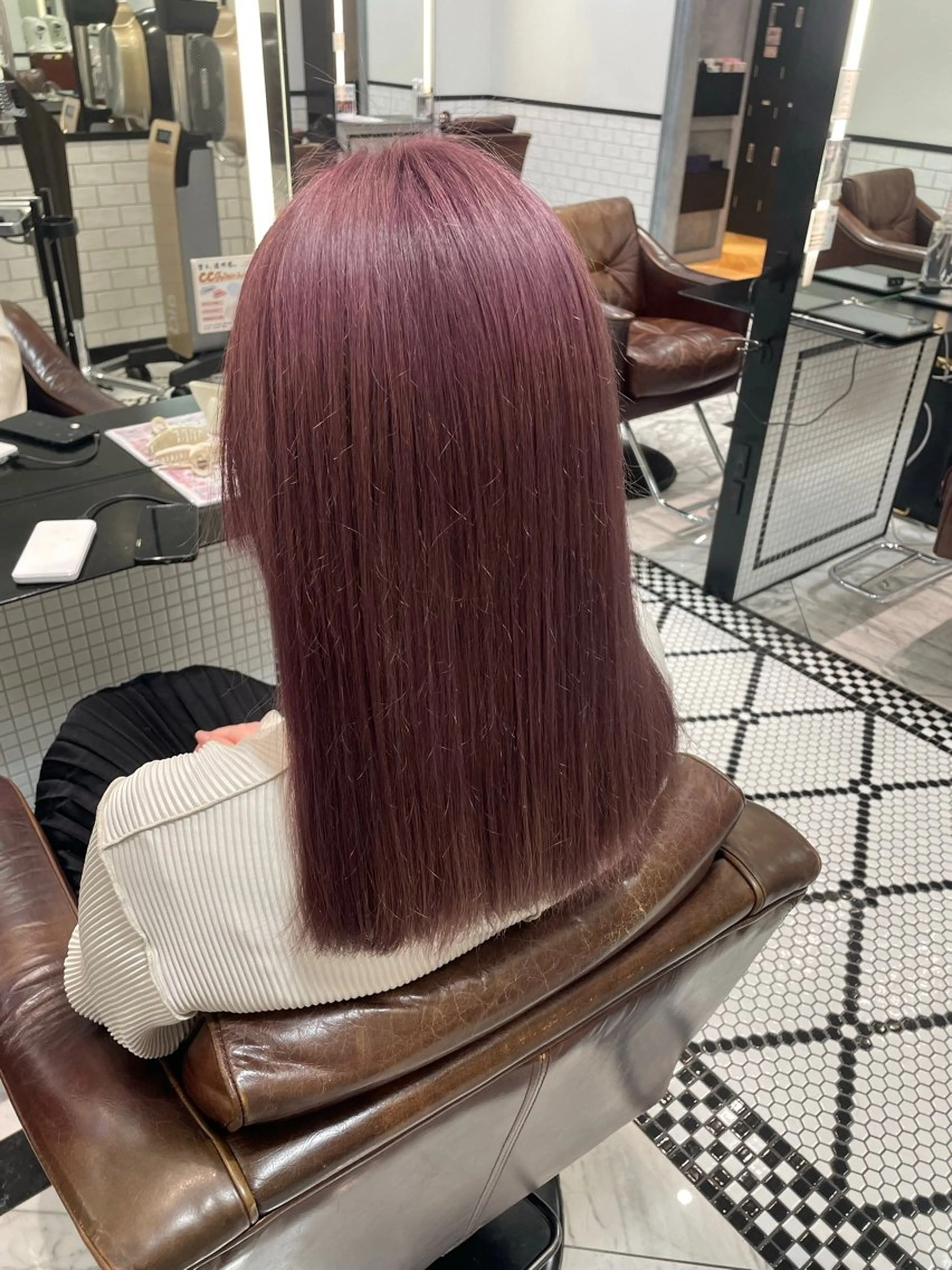 ミディアム カラー MINX 野村実莉 カット/パーマのヘアスタイル