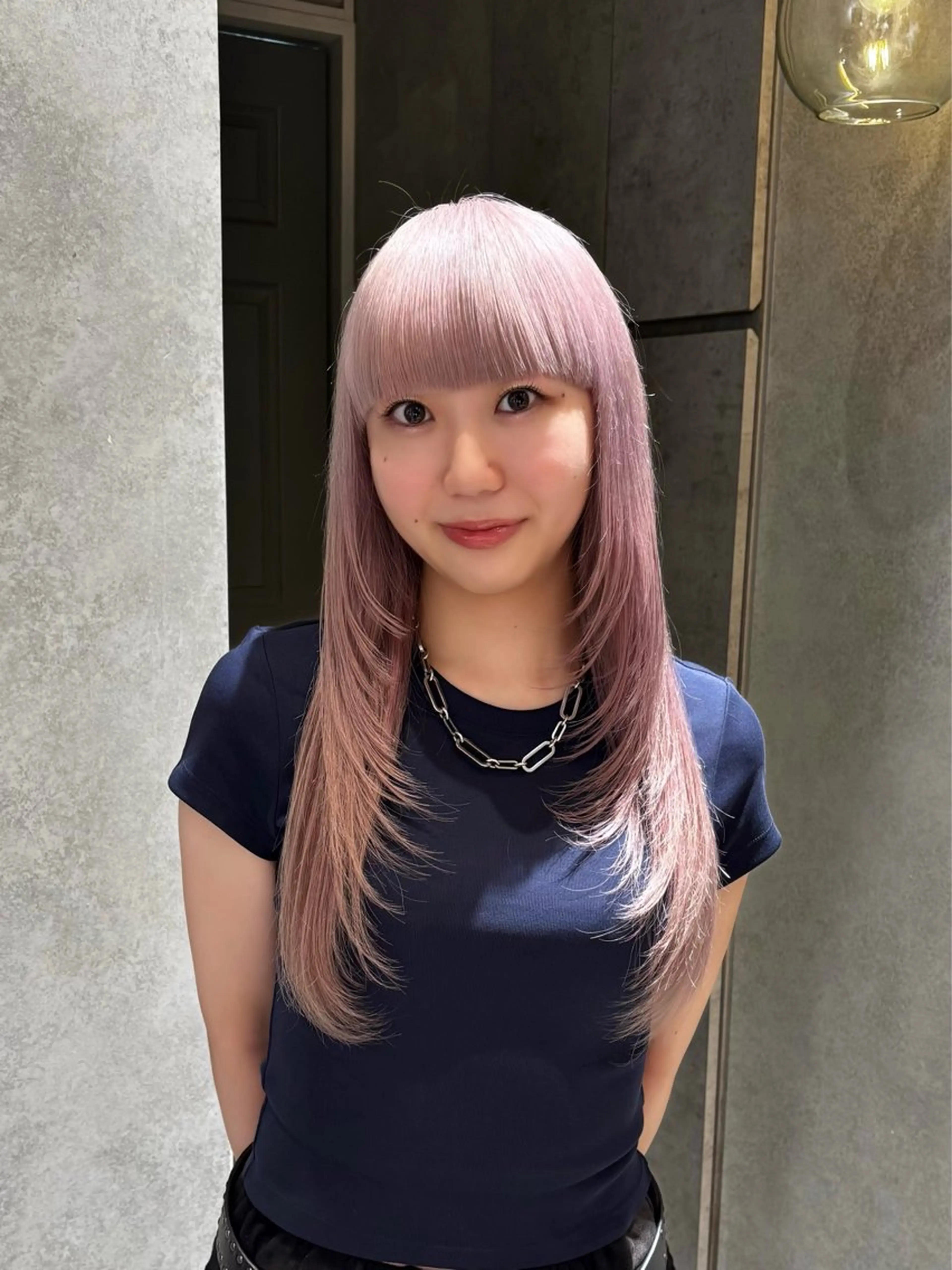 ロング Natsuki/韓国 ボブ/レイヤーカットのヘアスタイル