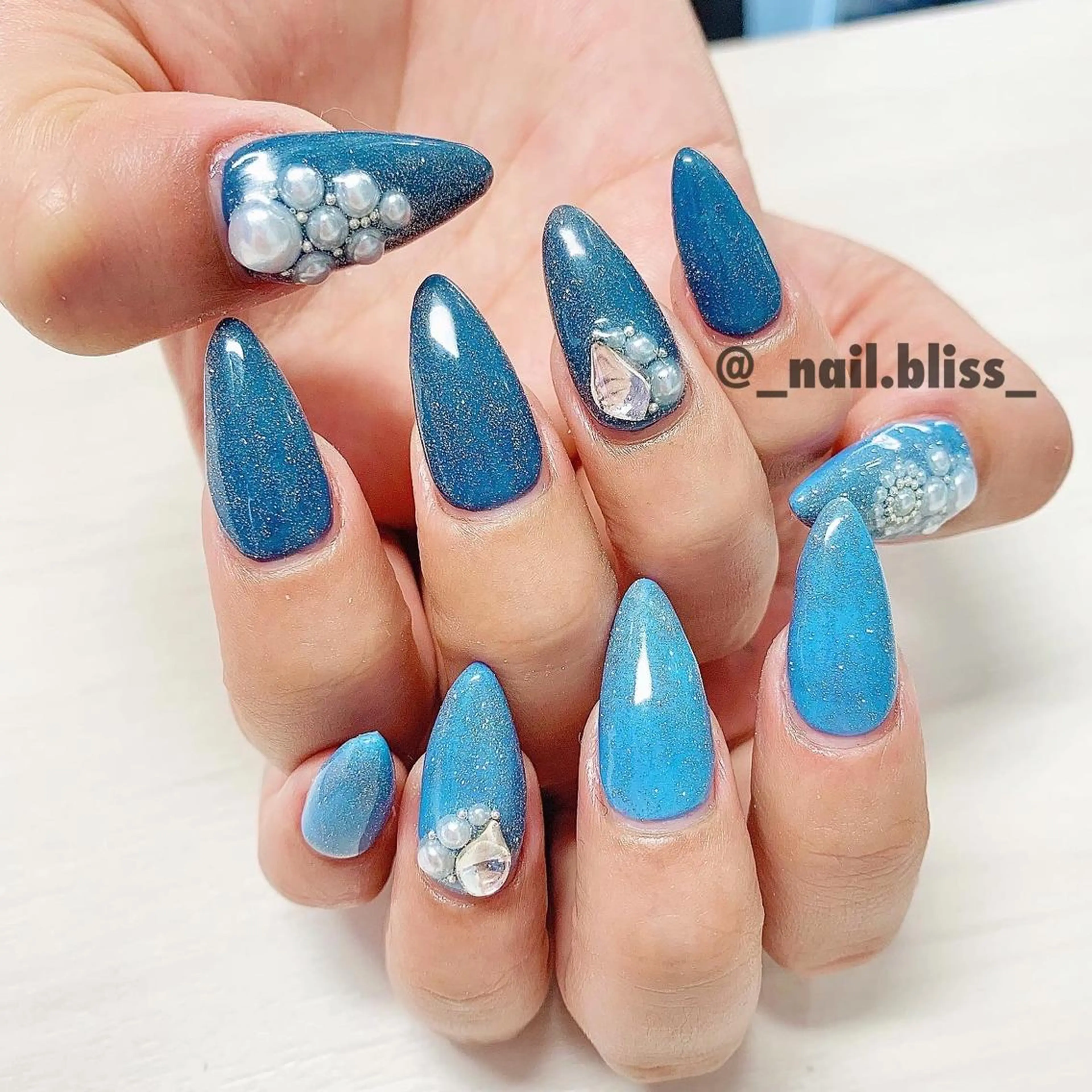 ネイル フラッシュネイル ハンドネイル NAIL BLISSのネイルデザイン