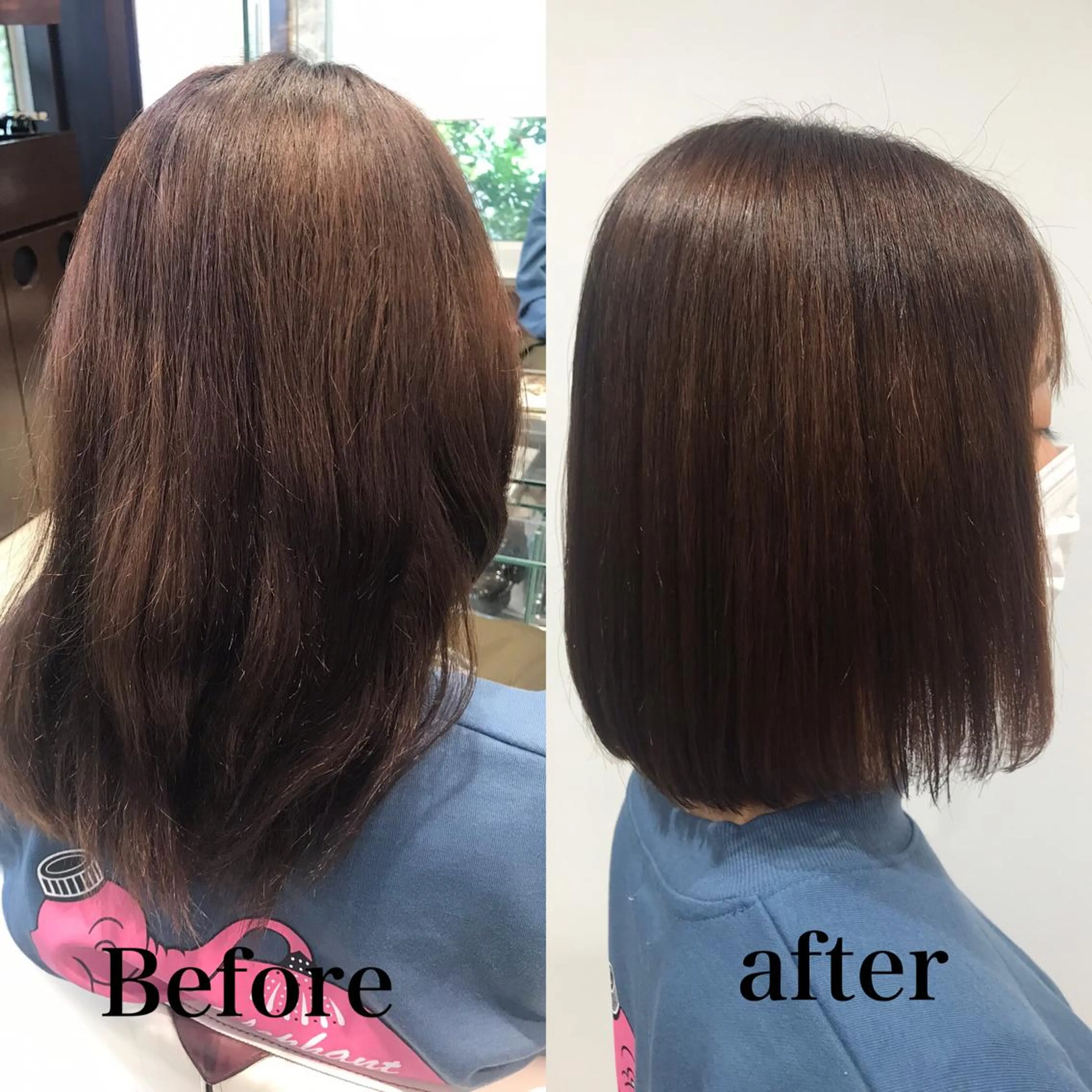 ミディアム 下條 真のヘアスタイル