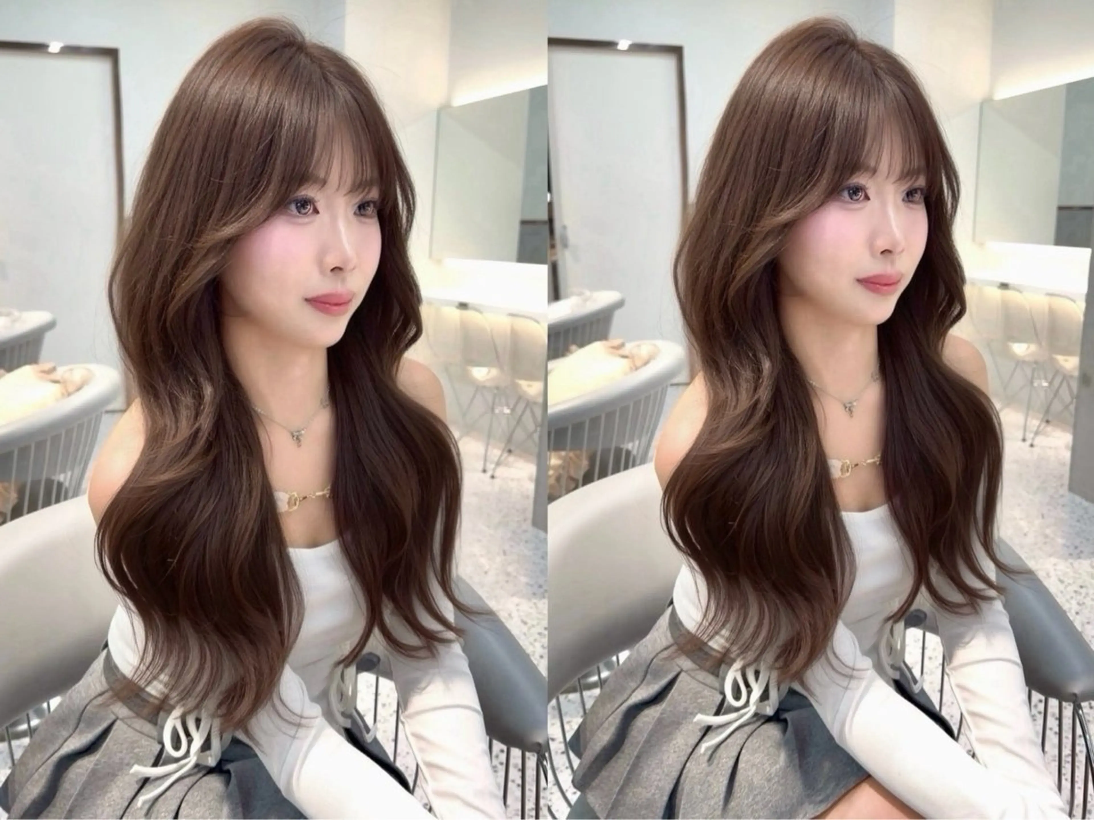 ロング レイヤーカット カット ヘアカラー 🎀透明感カラー shizuka🎀のヘアスタイル