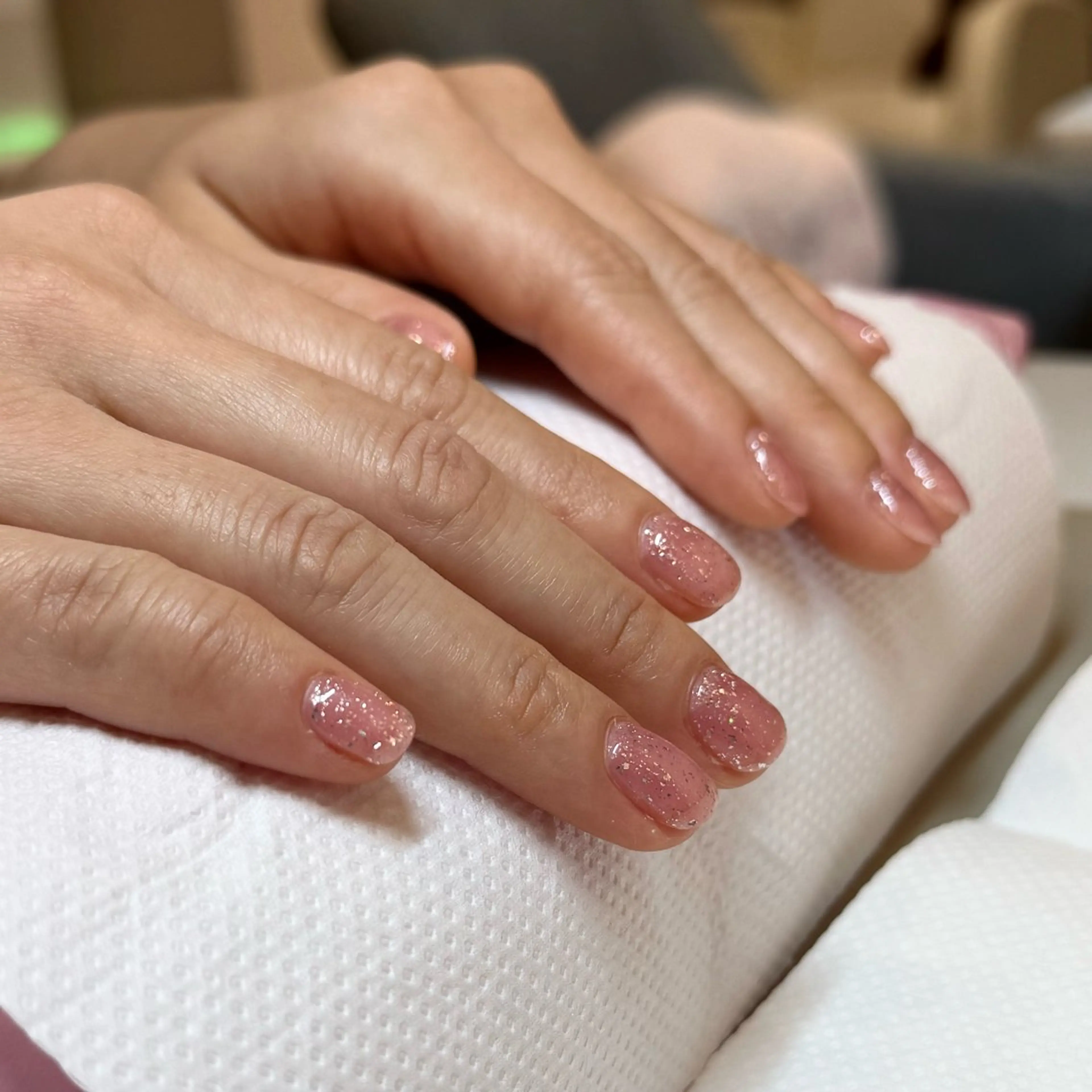 ネイル ワンカラーネイル ハンドネイル キャッツアイ東京 武島のネイルデザイン