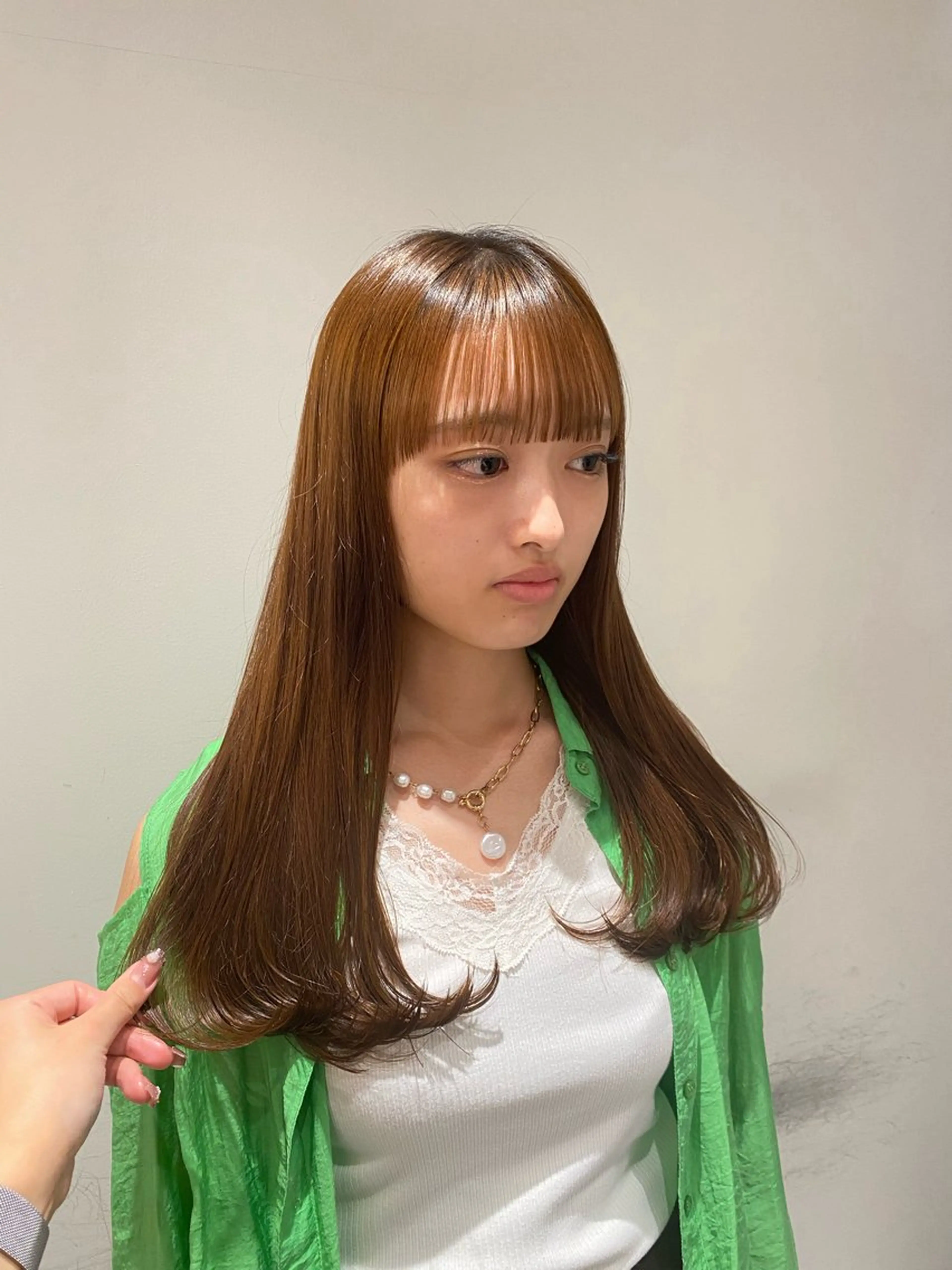 ロング カット トリートメント ヘッドスパ ヘアセット 似合わせレイヤー✨️ RIEのヘアスタイル