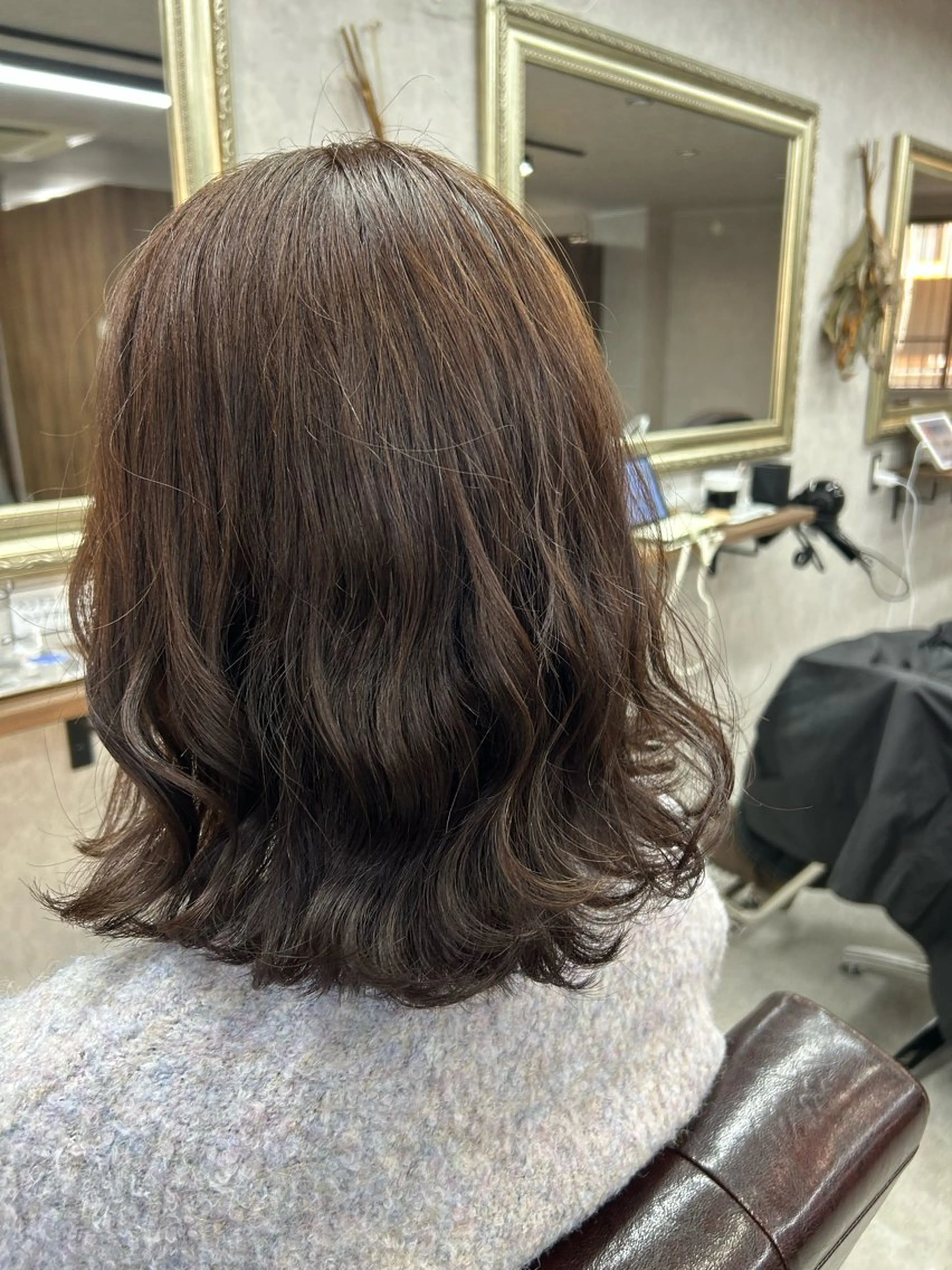 セミロング カラー Lien 深井店のヘアスタイル