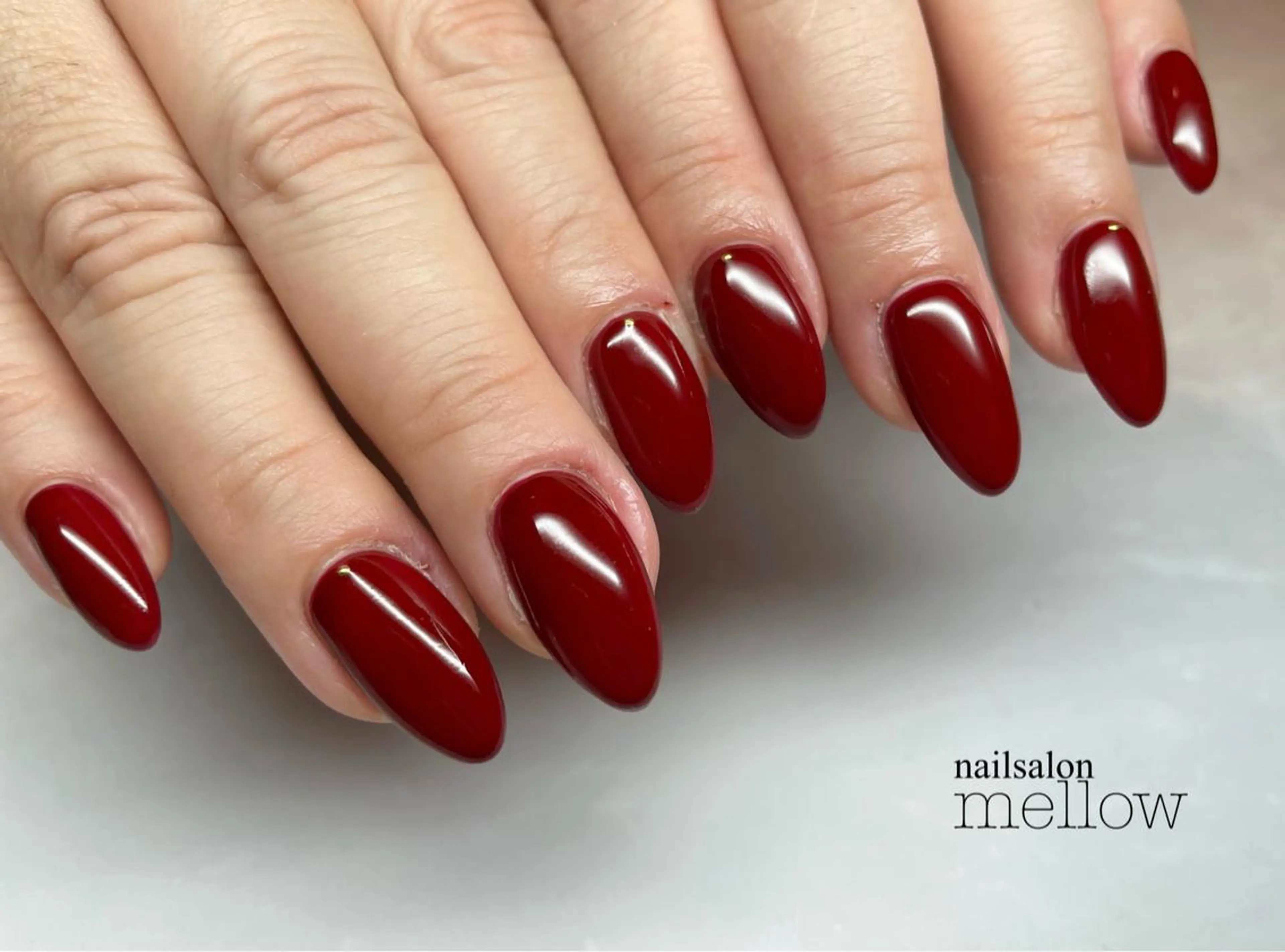 ネイル ボルドー 大山 浩美のネイルデザイン