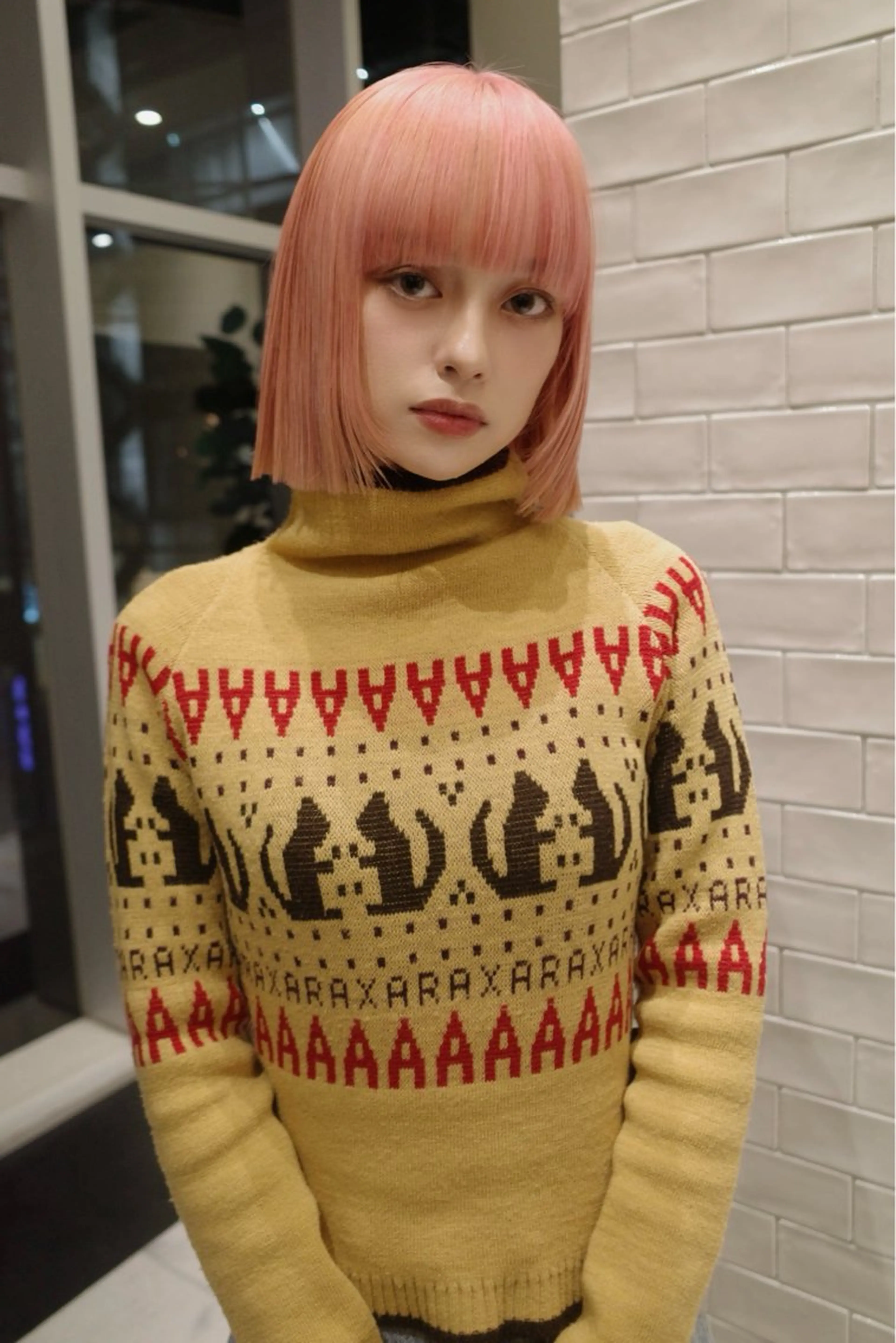 ショート カラー カット ヘアカラー トリートメント ブリーチ🪡 ボブ🧶レイヤーのヘアスタイル