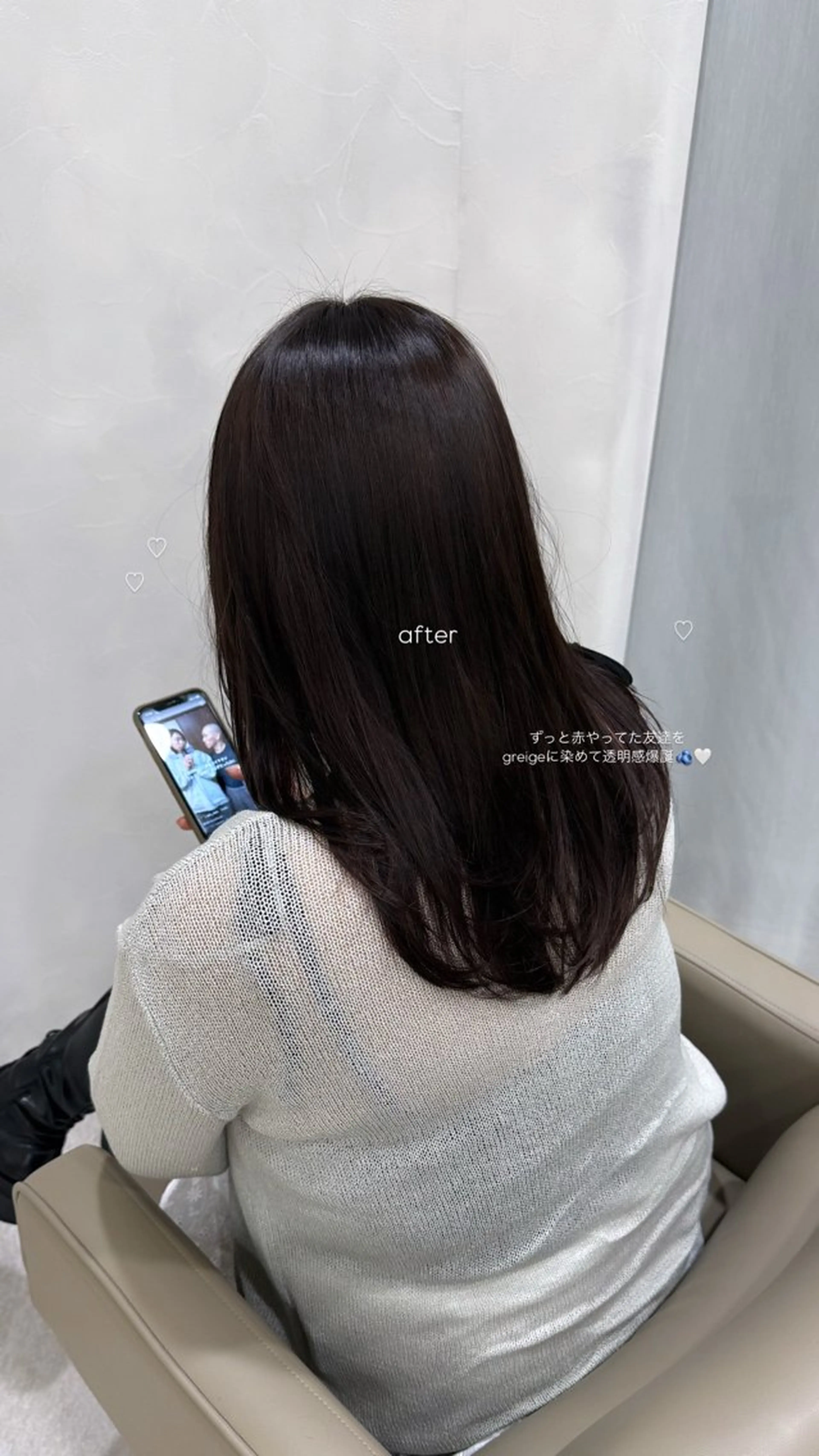 ミディアム カラー Agnos 青山/ saya🌼のヘアスタイル