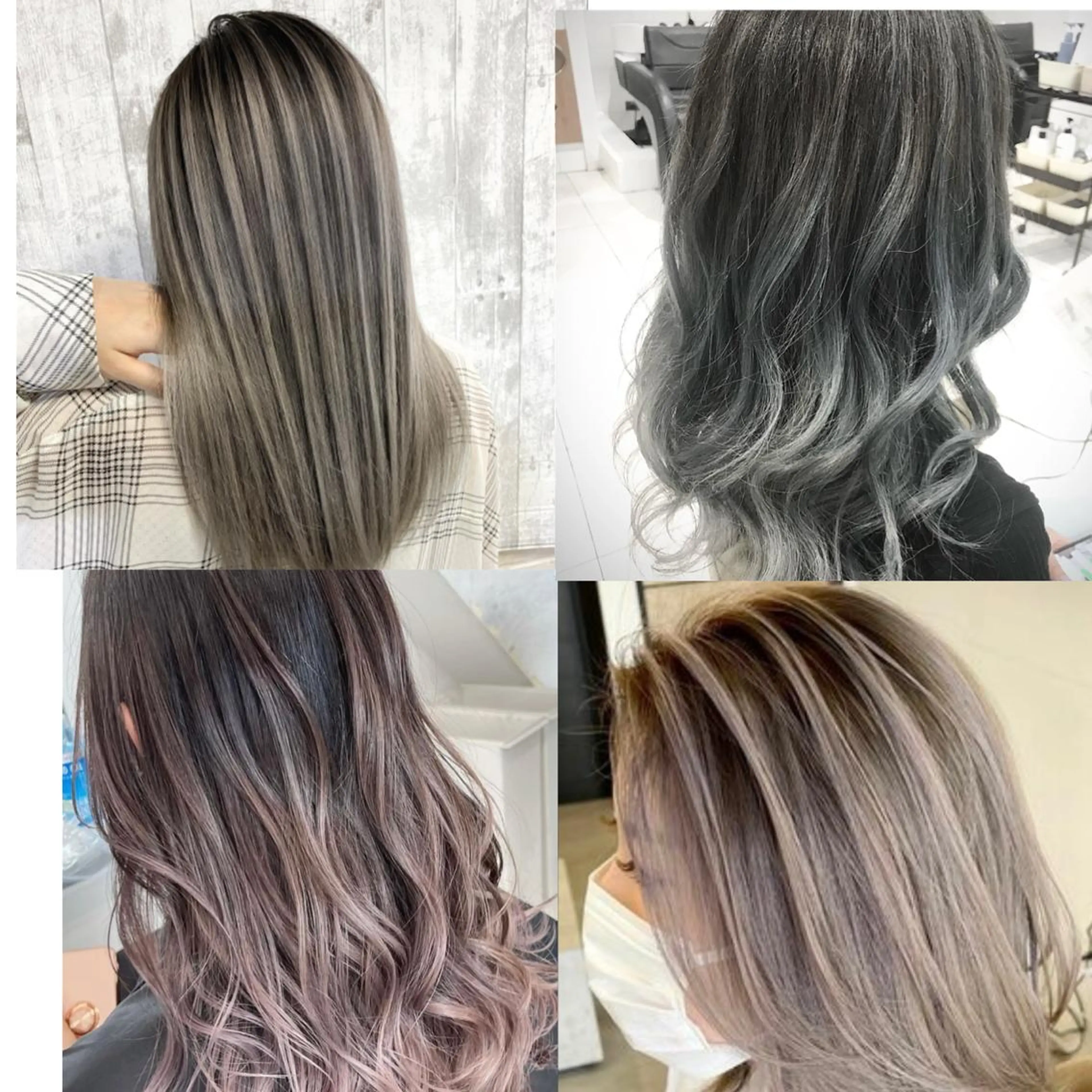 カラー バレイヤージュ ハイライトカラー バレイヤージュ& 高発色カラー/市川のヘアスタイル
