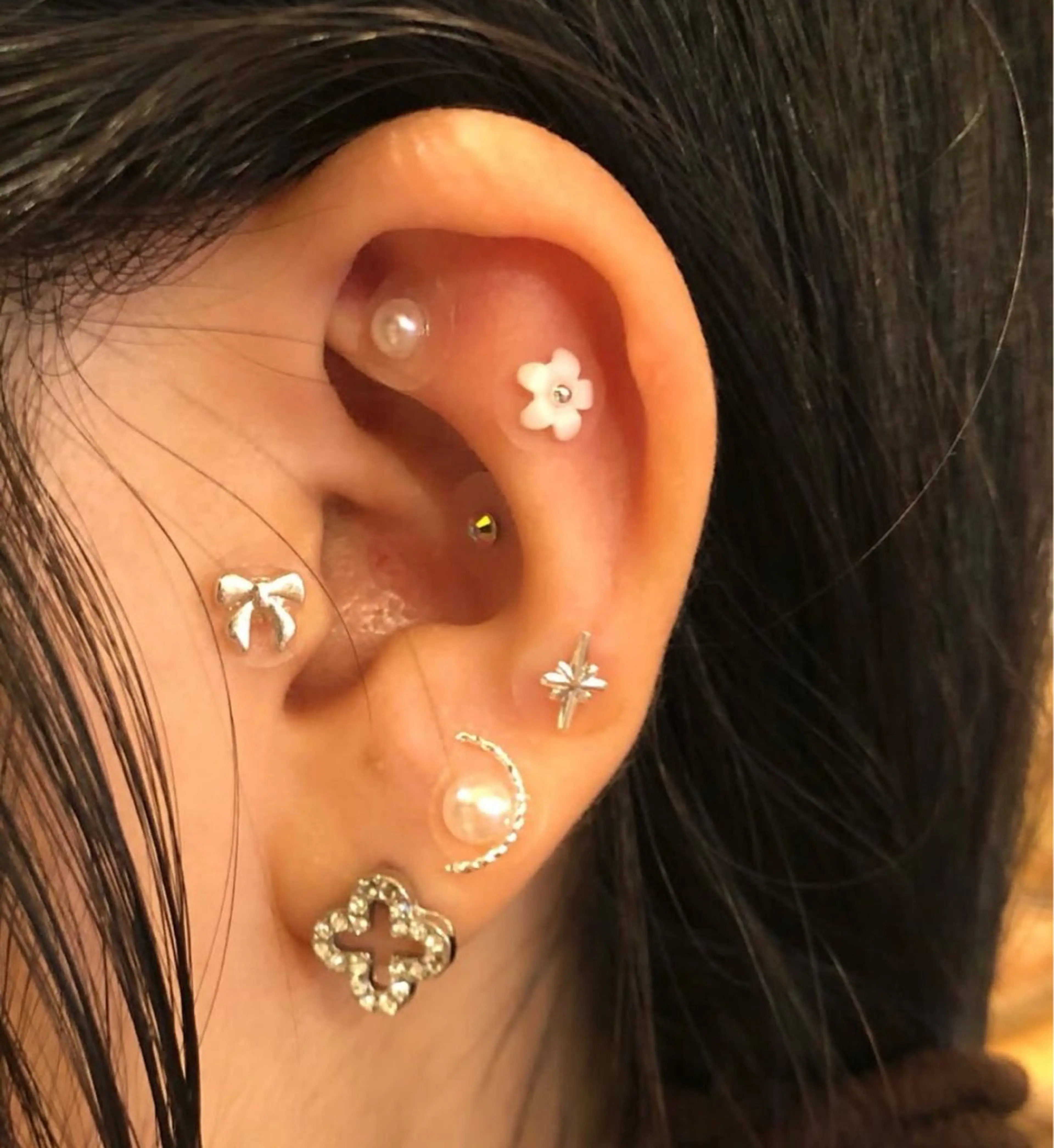 耳つぼジュエリー 両耳10粒までの写真