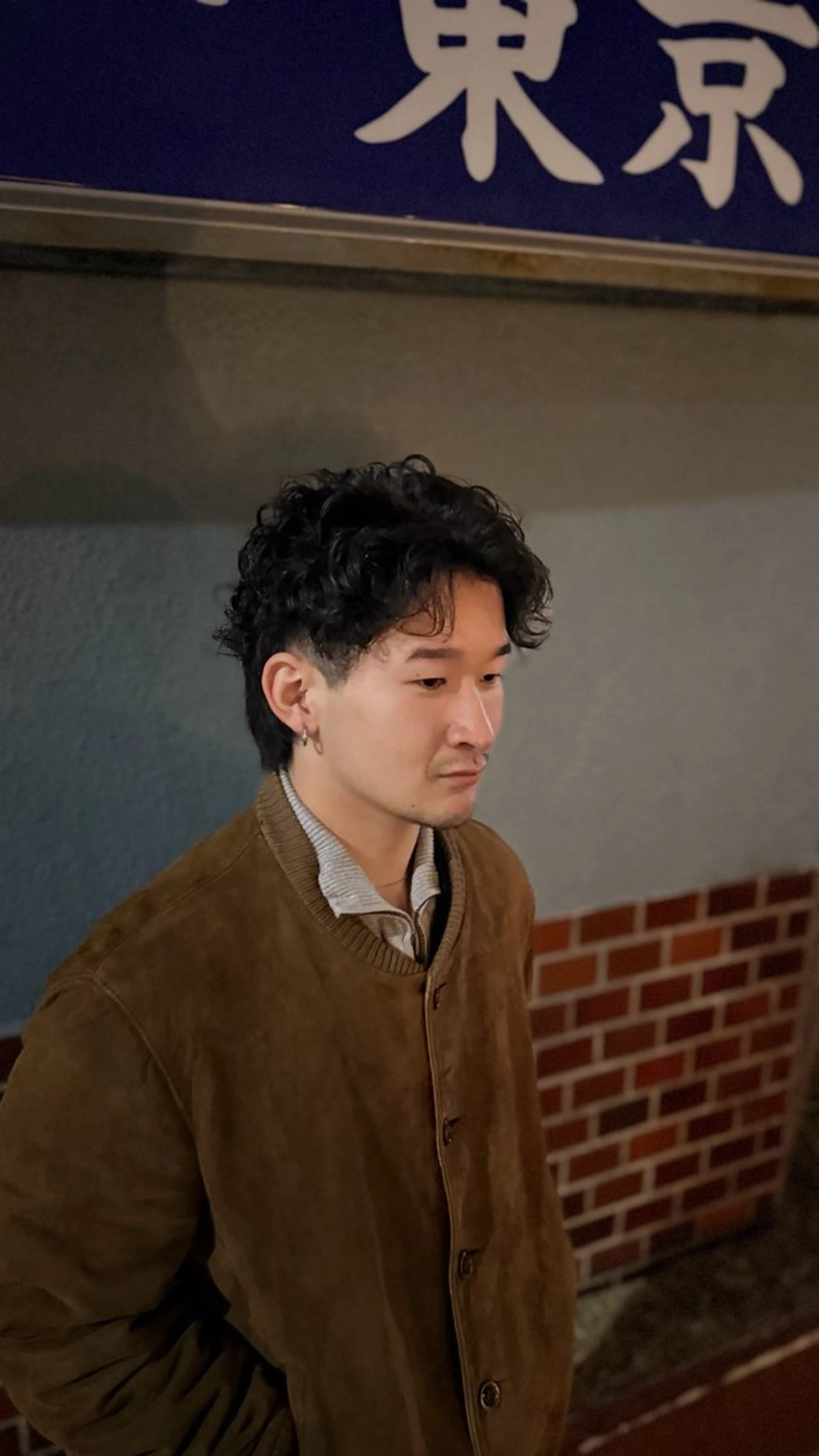 ミディアム パーマ メンズ 💈メンズカット✂️ 鈴木✂️のヘアスタイル