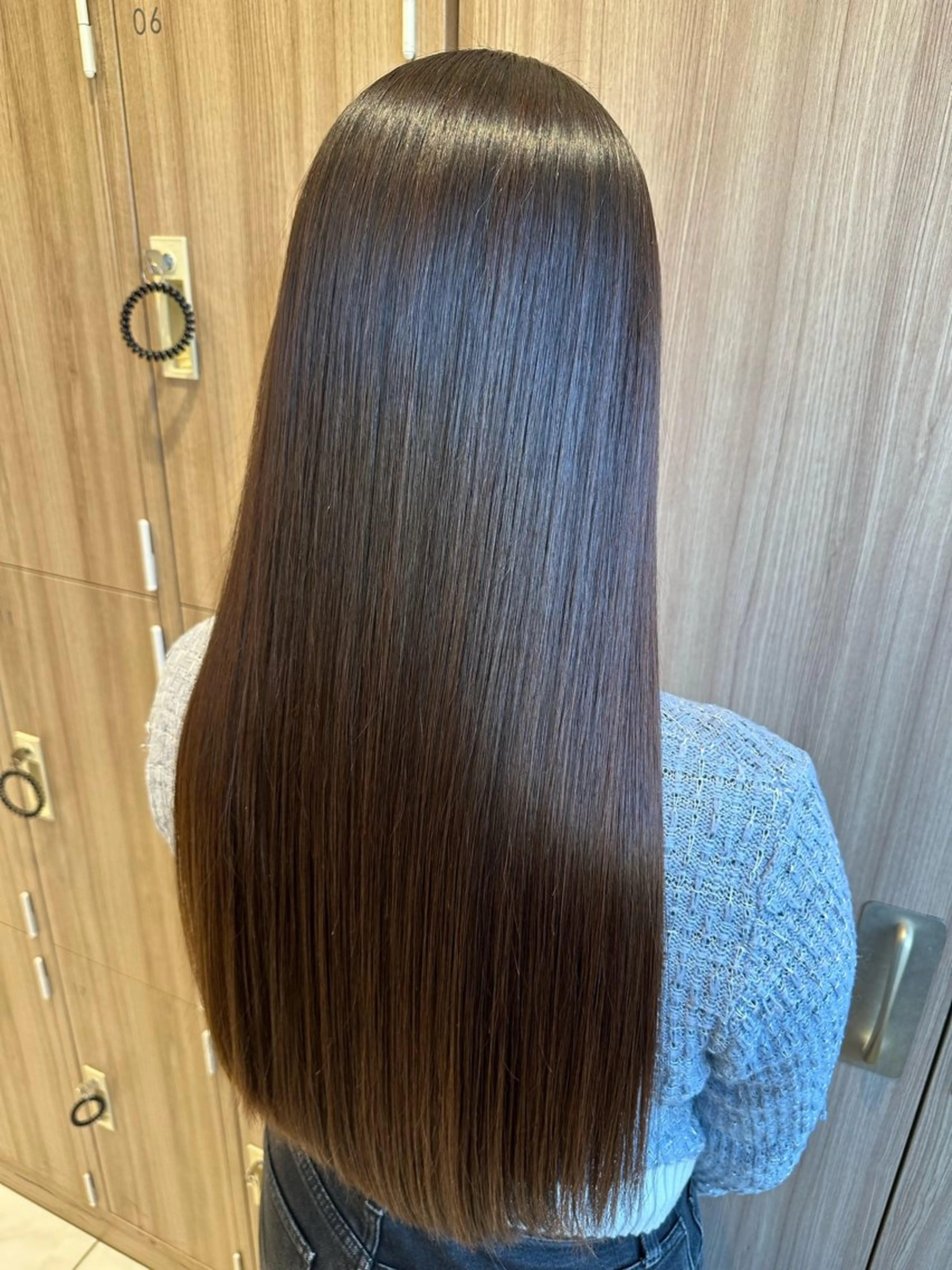 ロング パーマ カット 縮毛矯正 🌷縮毛矯正🌷 中村百花のヘアスタイル