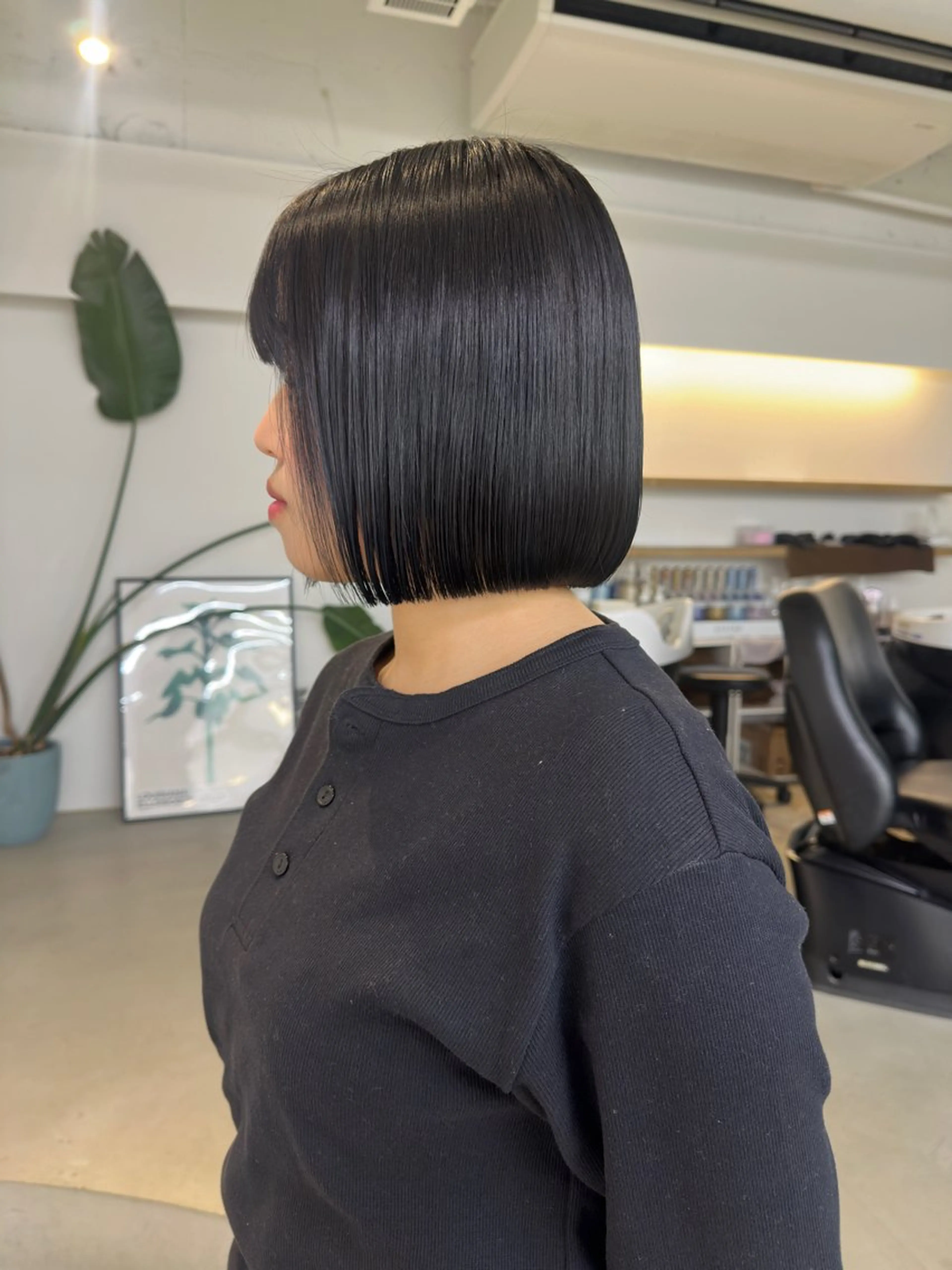 ミディアム カラー ボブ 【sica】 nanaのヘアスタイル