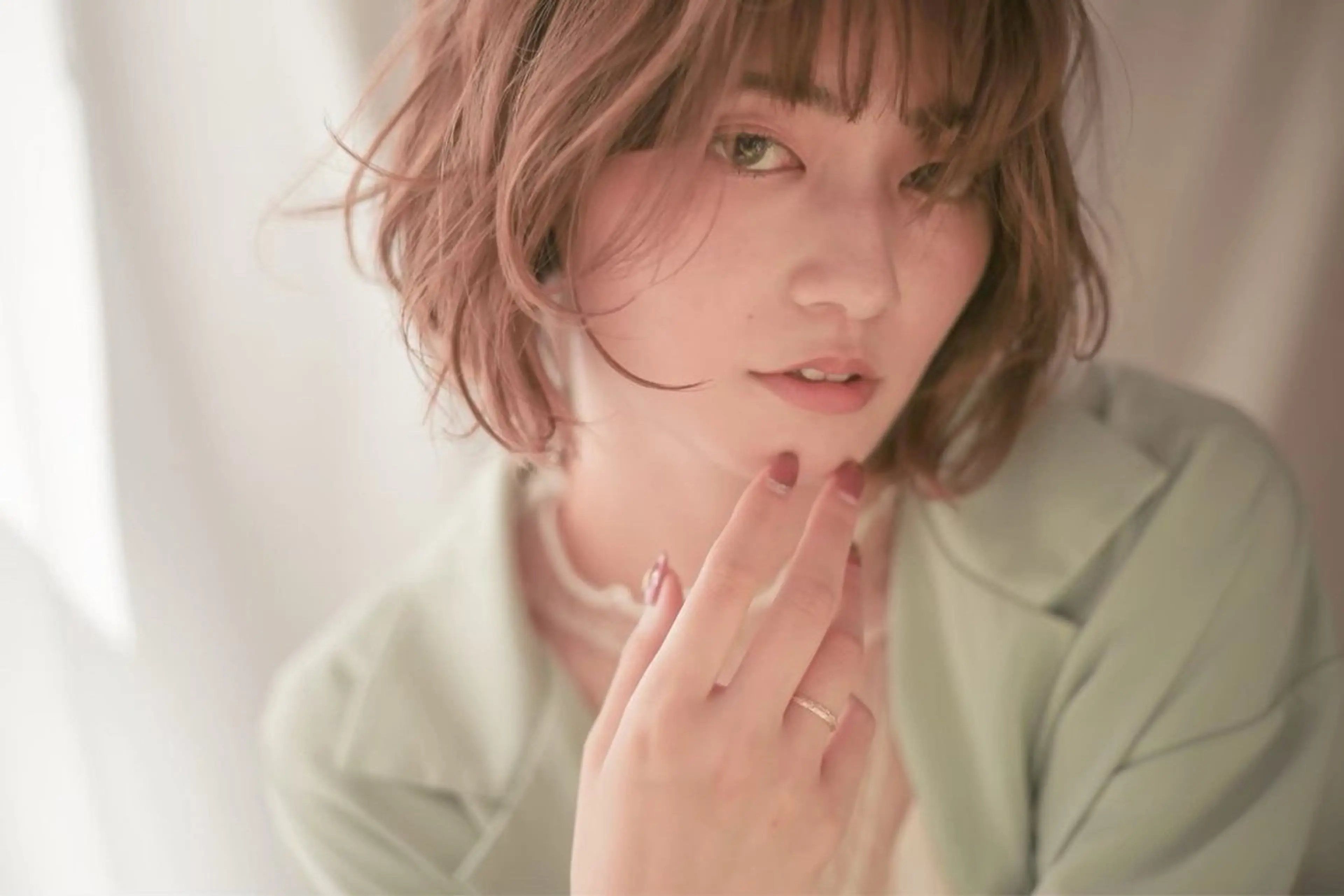 ショート カラー カット ヘアカラー 個性派/ハイトーン ✨✨　稲吉菜々美のヘアスタイル