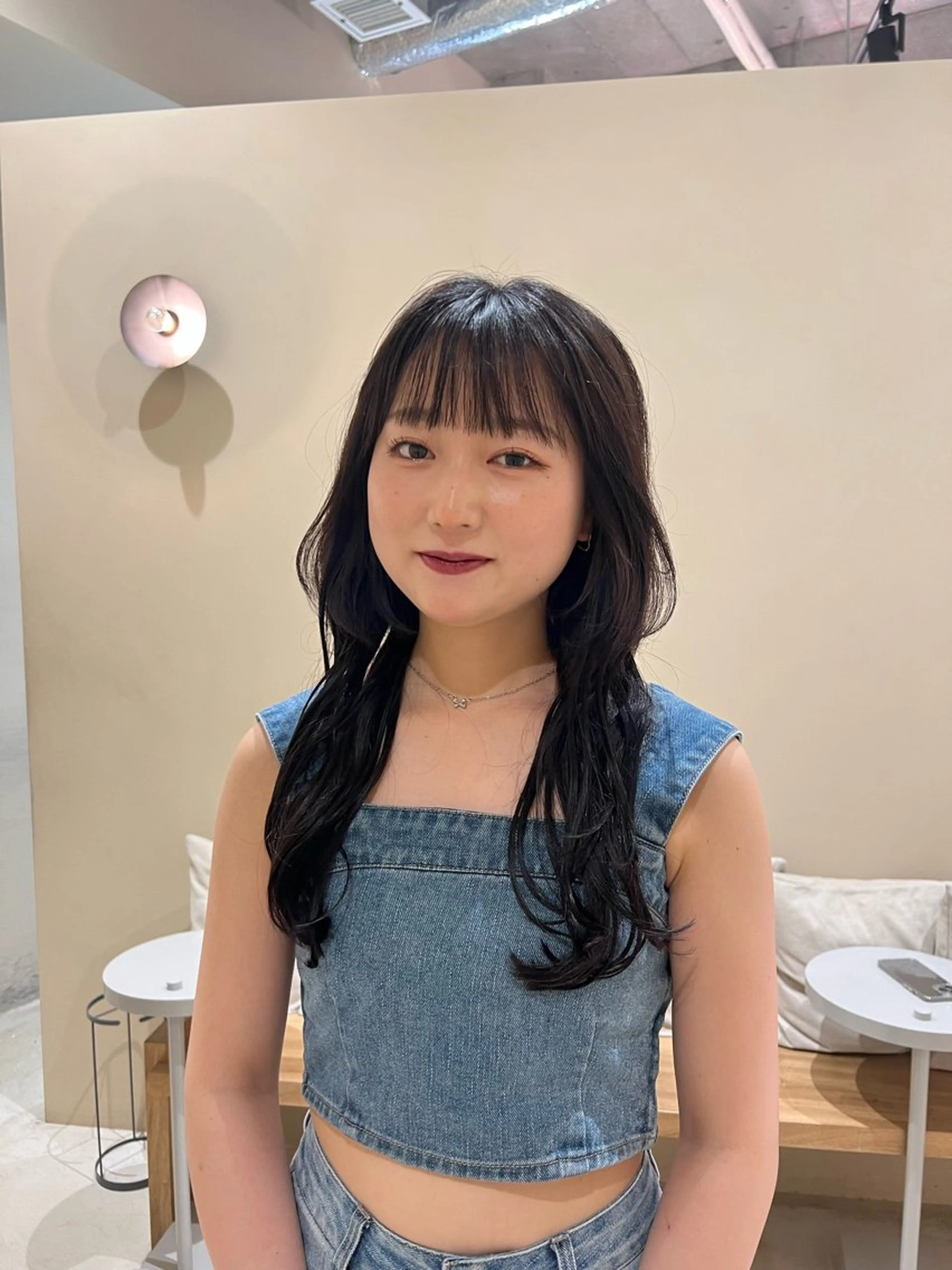 ロング エクステ レイヤーカット NERO加藤木麻彩のヘアスタイル