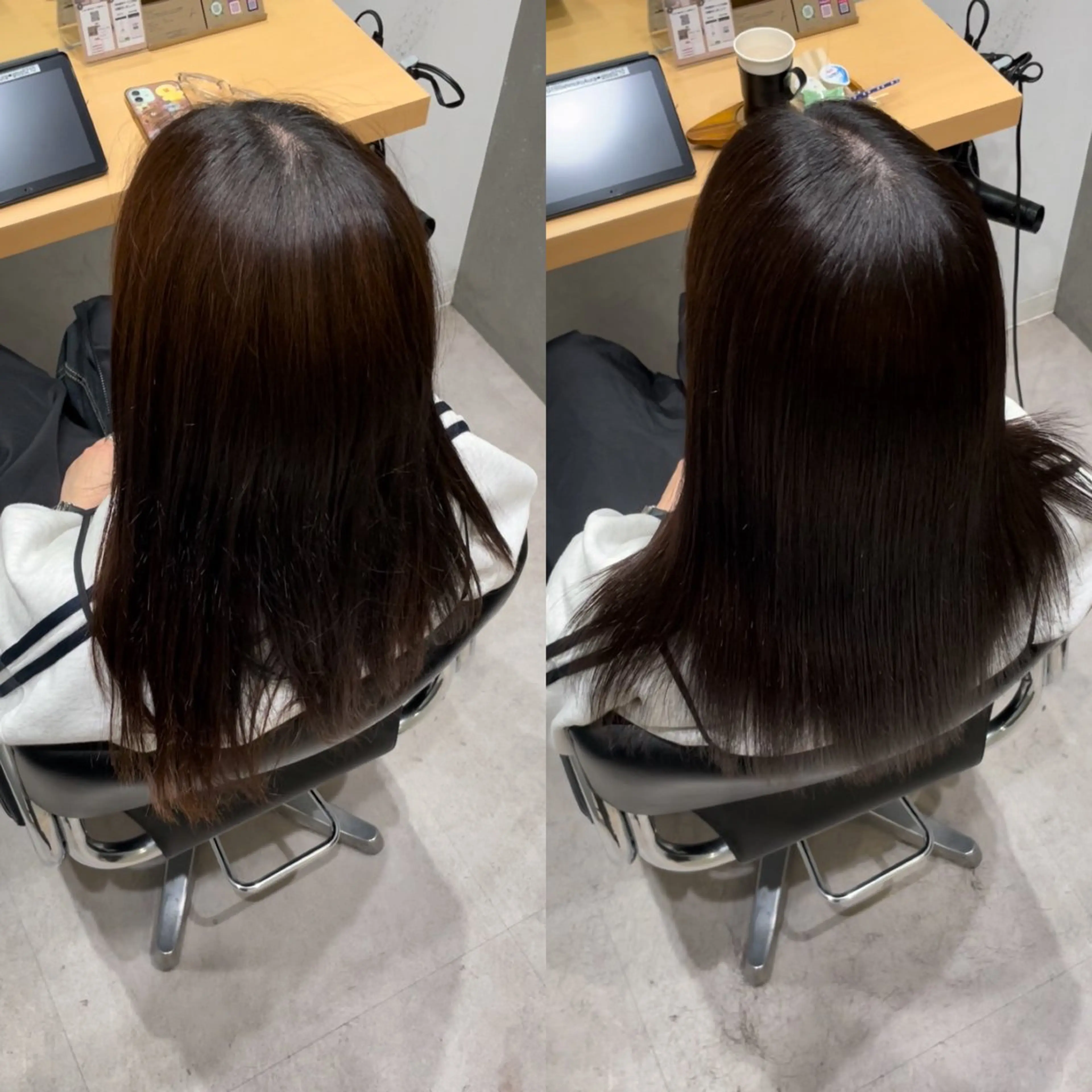 ミディアム カラー トリートメント 髪質改善ヘアケア 艶髪特化/上田のヘアスタイル