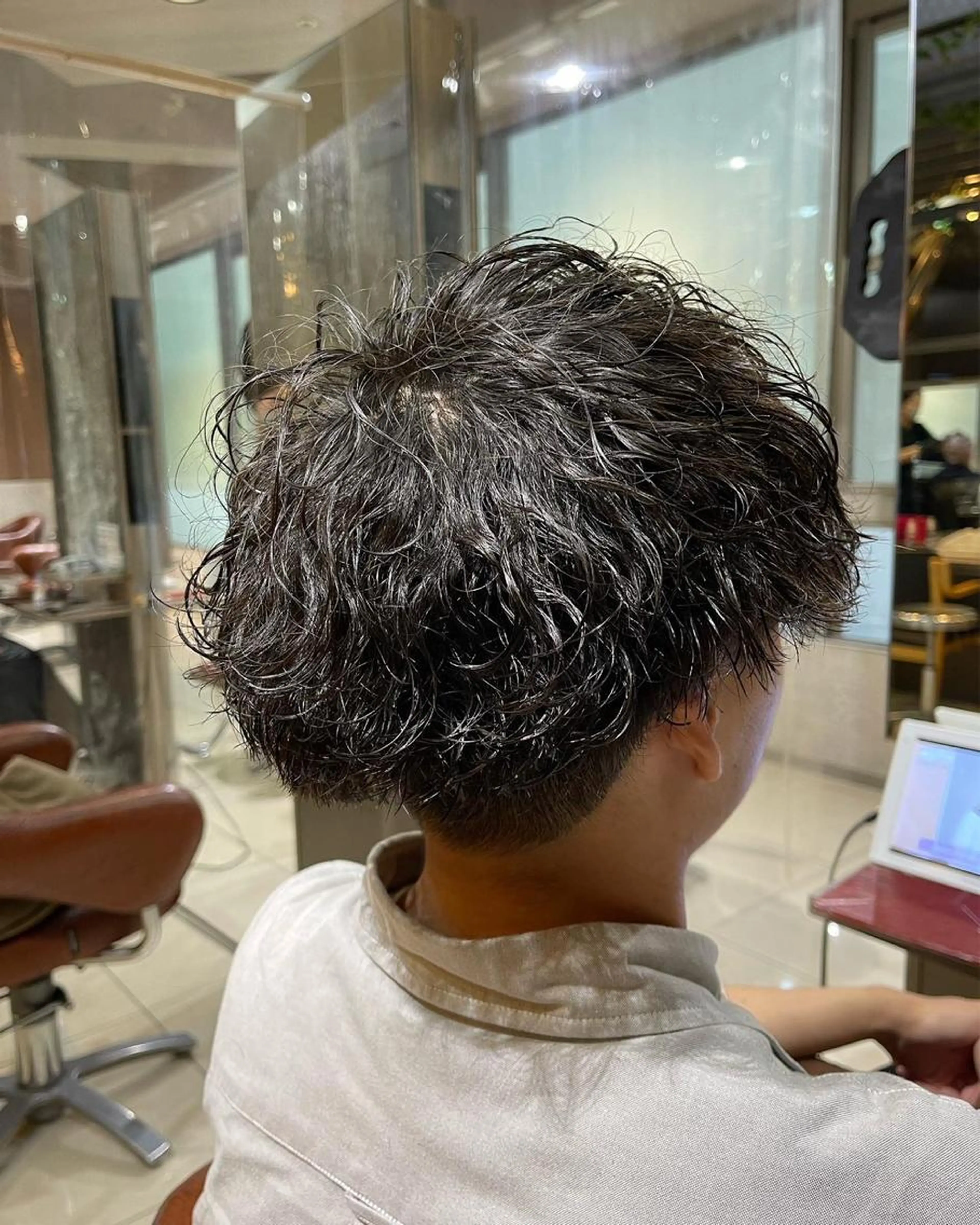 ◎ケアパーマ  カット＋波巻きパーマ＋ケアパーマ【新宿/メンズパーマ/ツイスパ/束感/ケアトリートメント】の写真